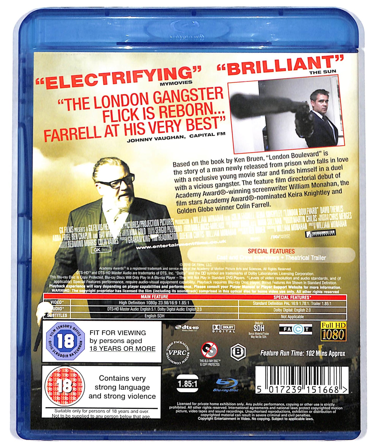 EBOND London Boulevard - NO ITA BLURAY BLURAY D723648