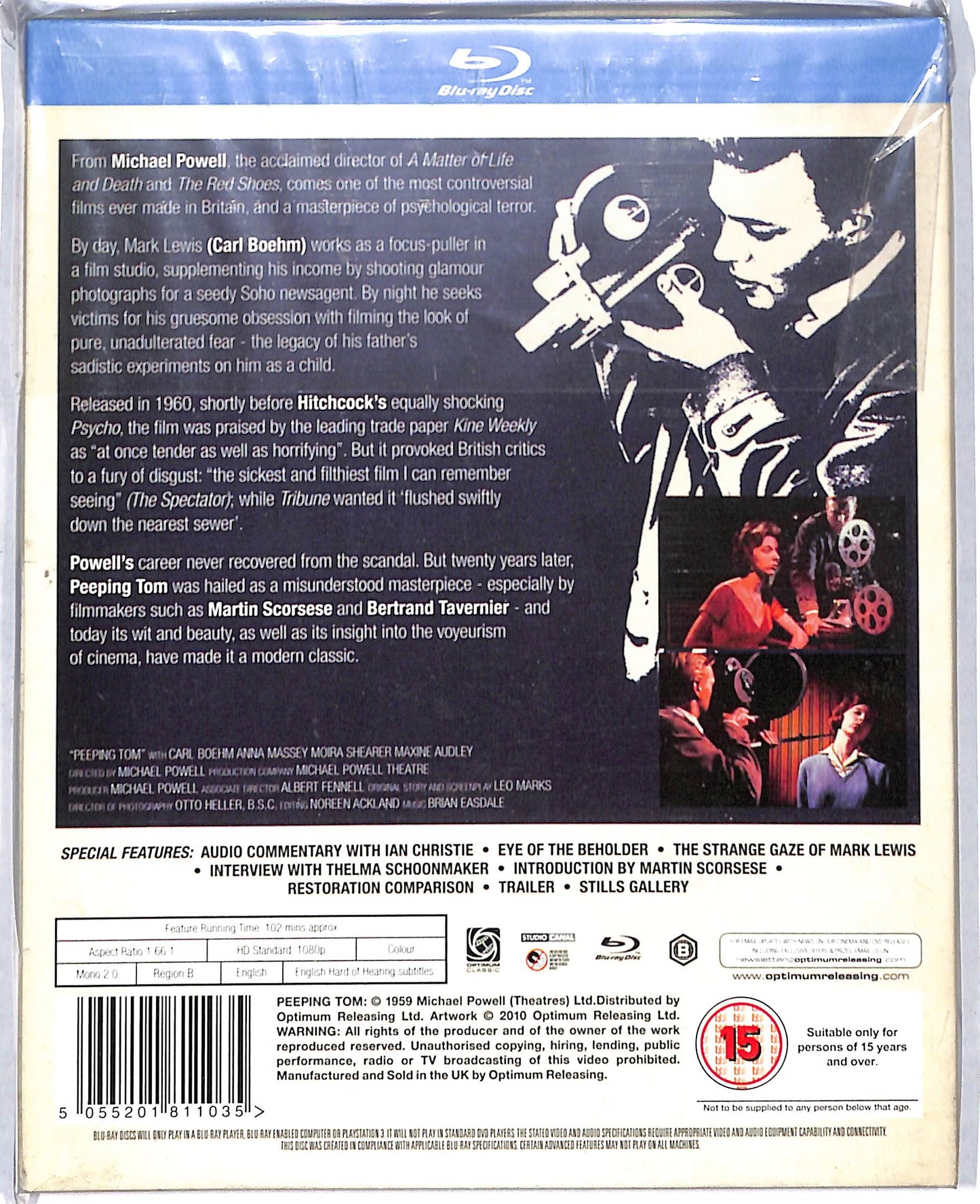 EBOND Peeping Tom SPECIAL EDITION - NO ITA BLURAY BLURAY D723844