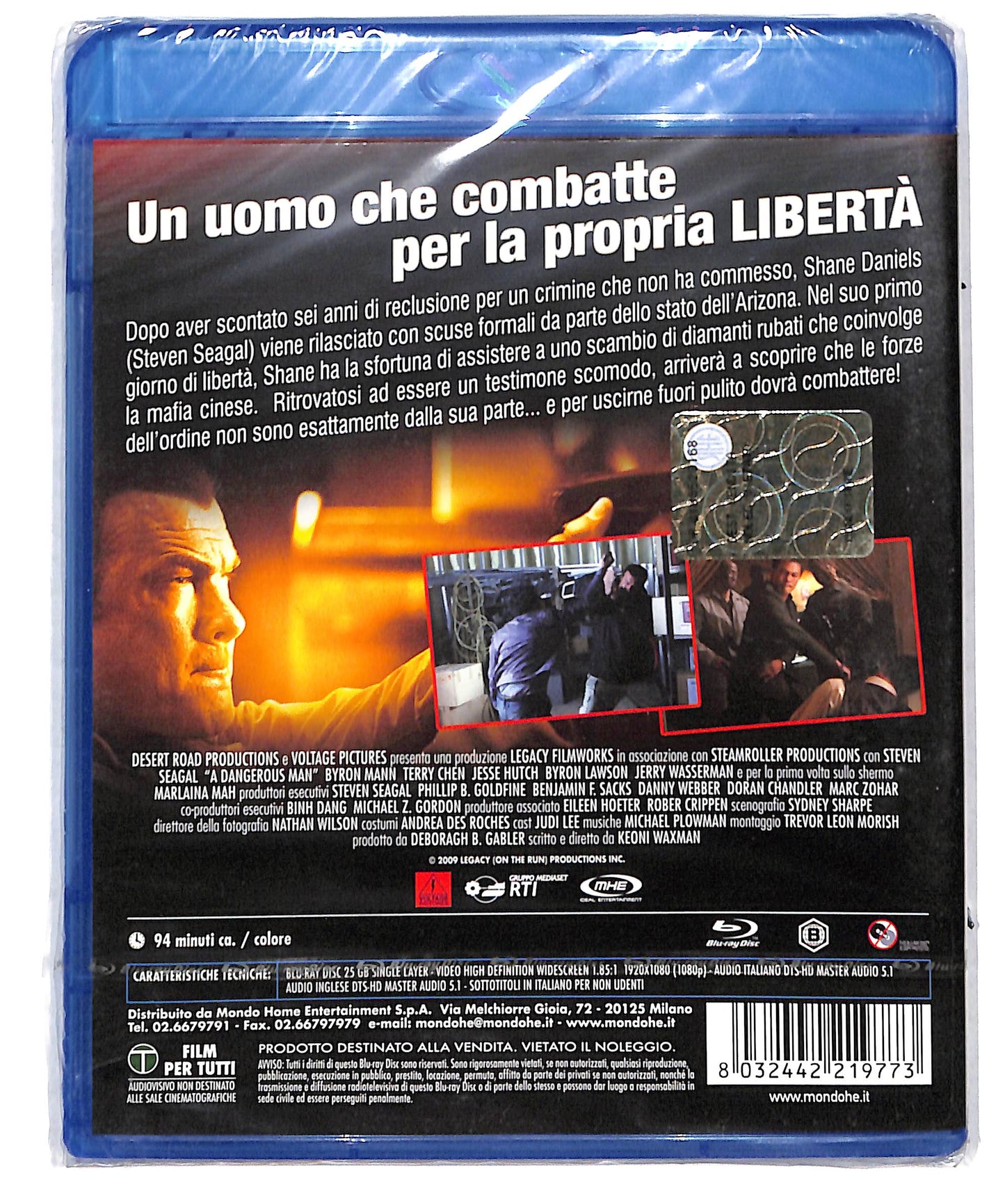 EBOND A Dangerous Man. Solo Contro Tutti BLURAY BLURAY D723938