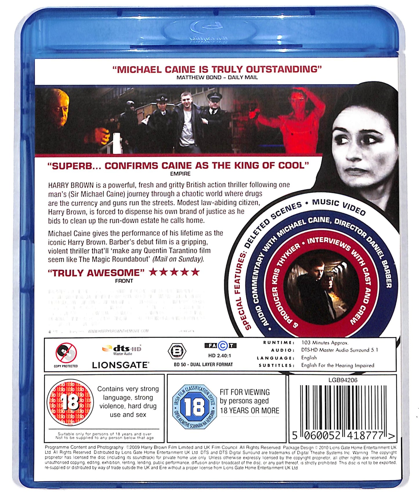 EBOND Harry Brown - NO ITA BLURAY BLURAY D723958