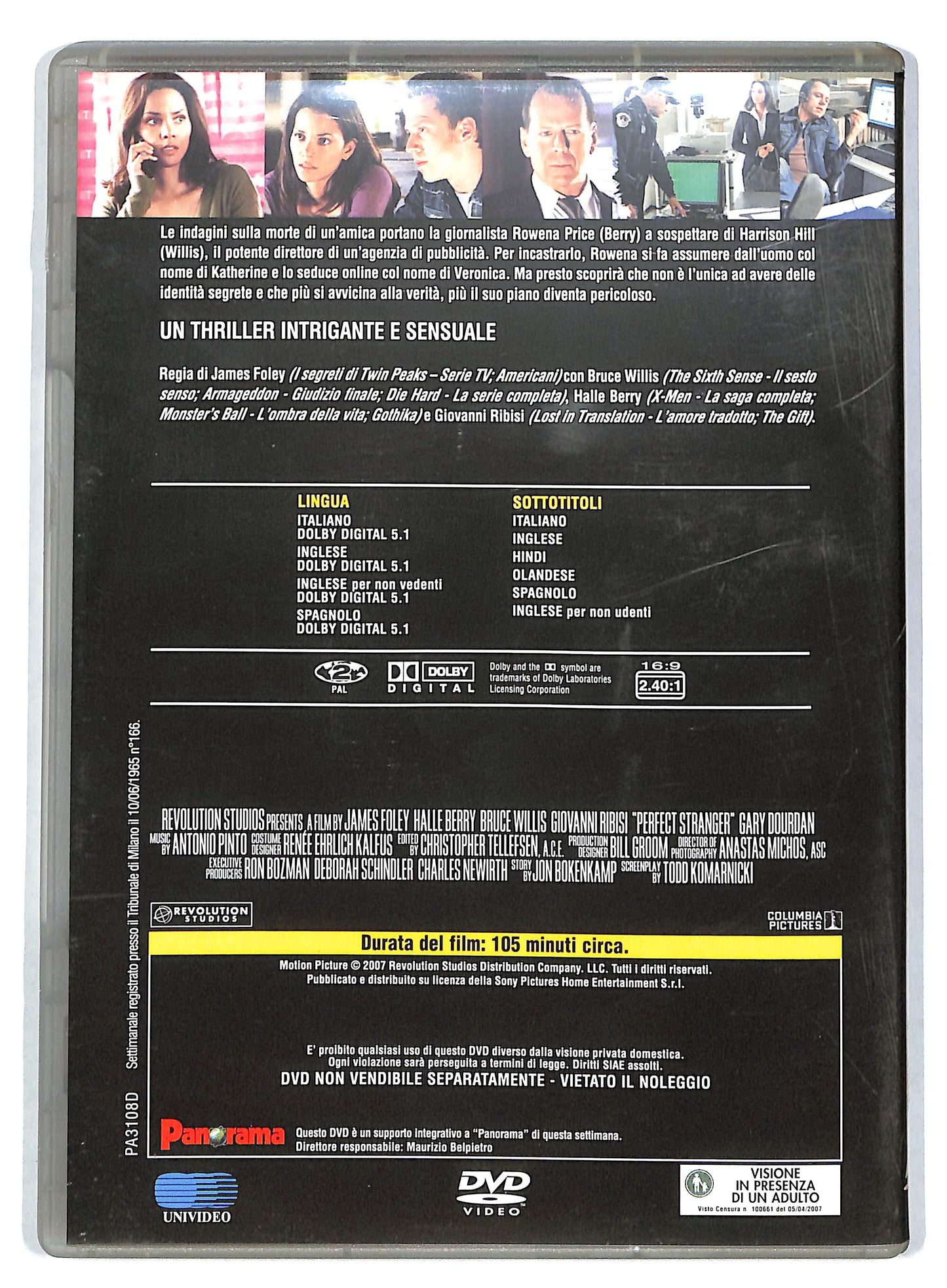 EBOND Perfect Stranger EDITORIALE DVD D724128