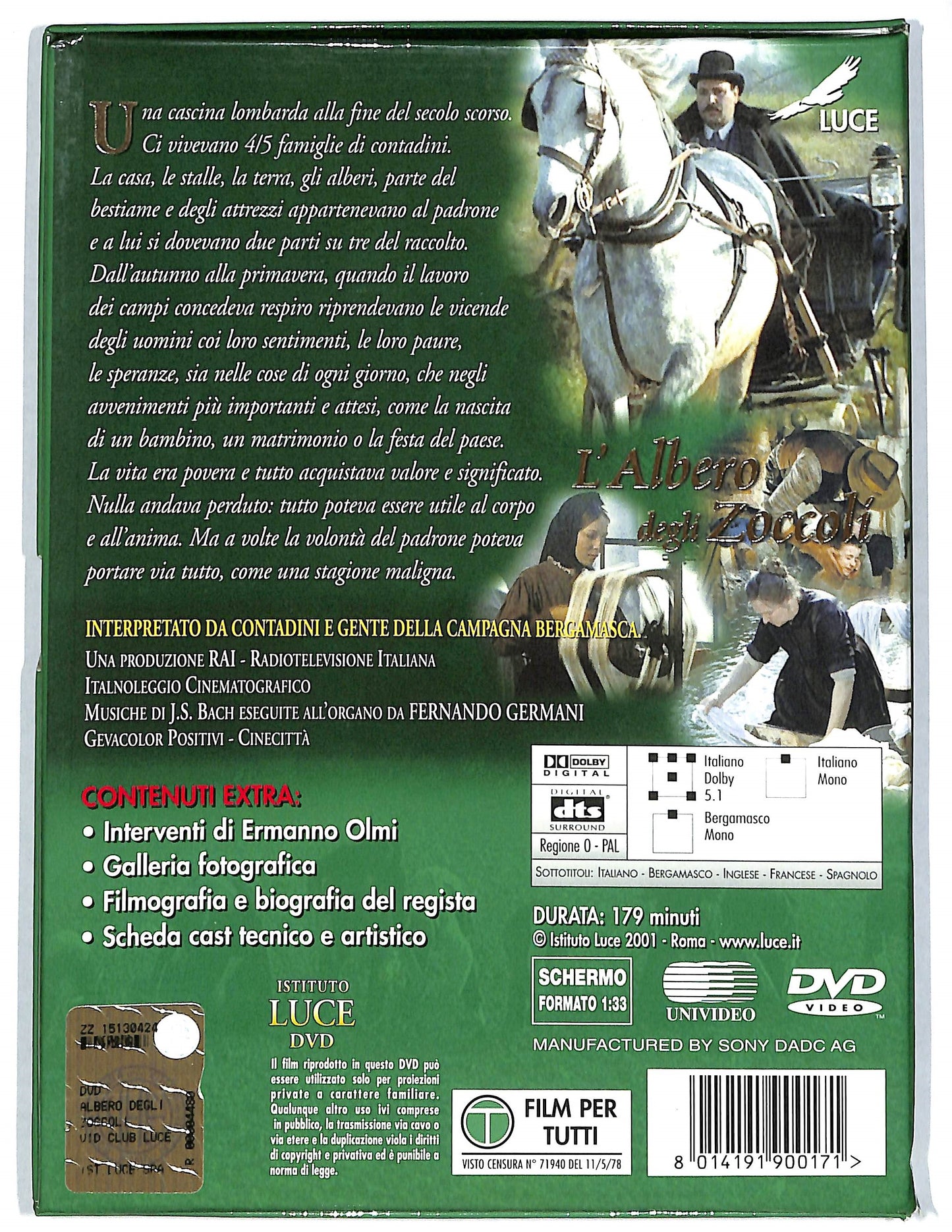 EBOND L' albero degli zoccoli DVD D724149