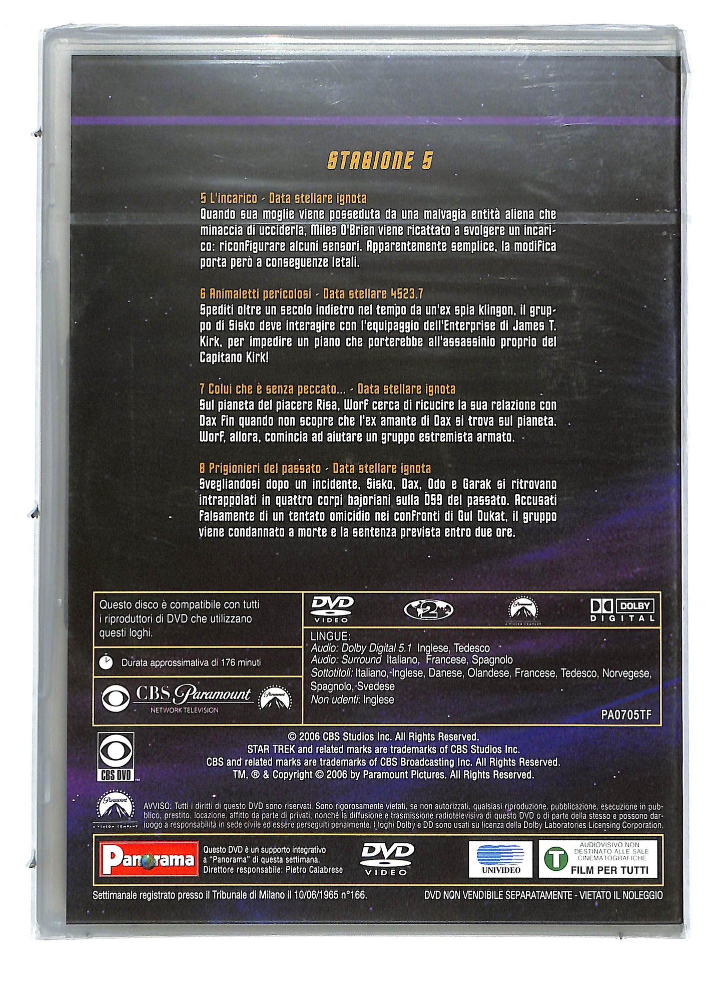 EBOND Star trek deep space nine stagione 5 disco 2 EDITORIALE DVD D724211