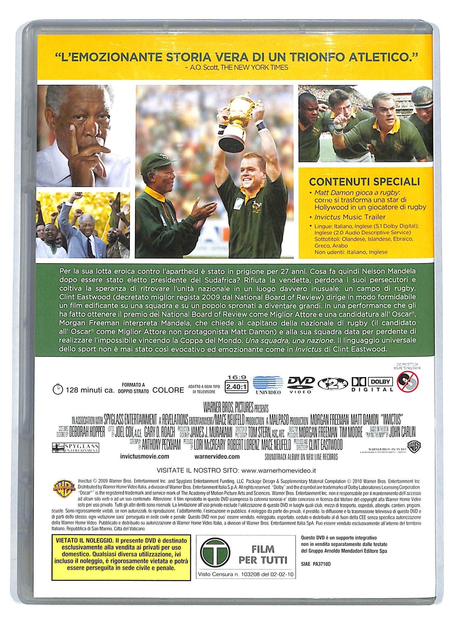 EBOND Invictus L'invincibile  DVD D724459