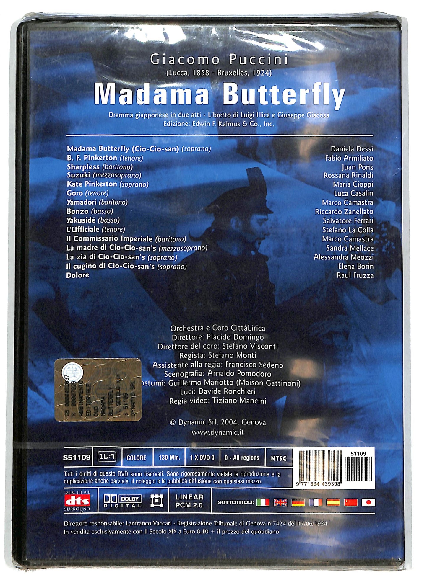 EBOND Giacomo Puccini - Madama Butterfly DVD Editoriale EDITORIALE D724651