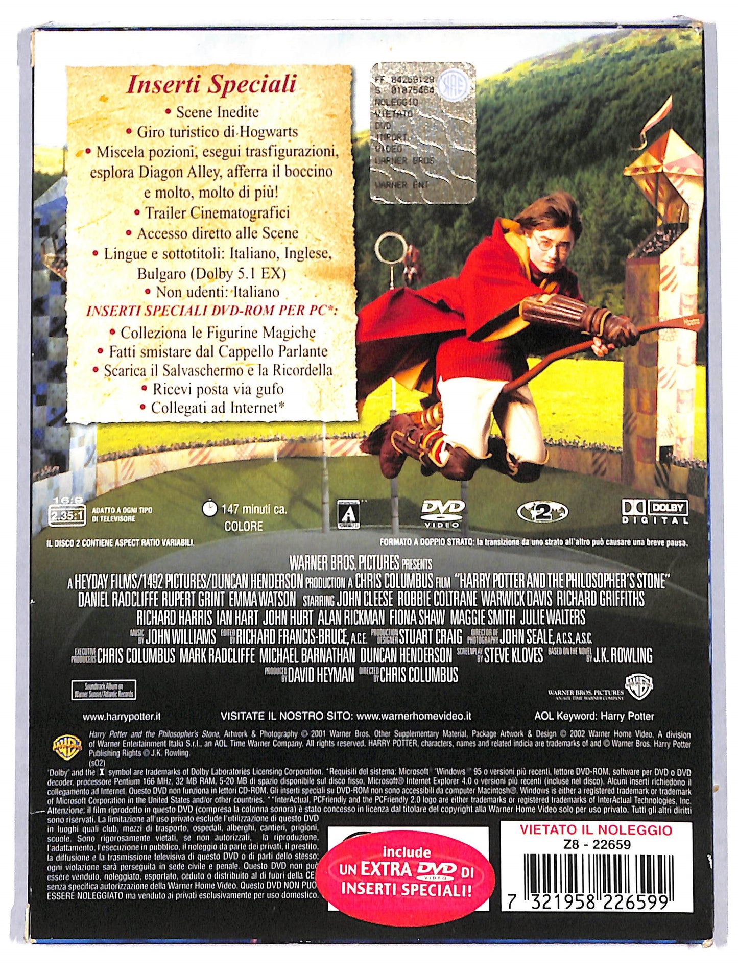 EBOND Harry Potter e la pietra filosofale (2 dischi) DIGIPACK DVD D724904