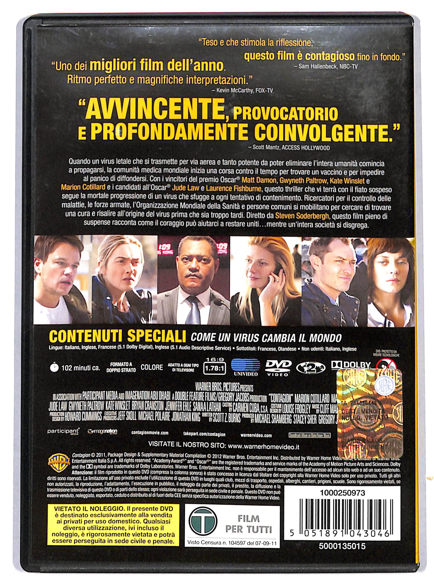 EBOND Contagion  DVD D725043