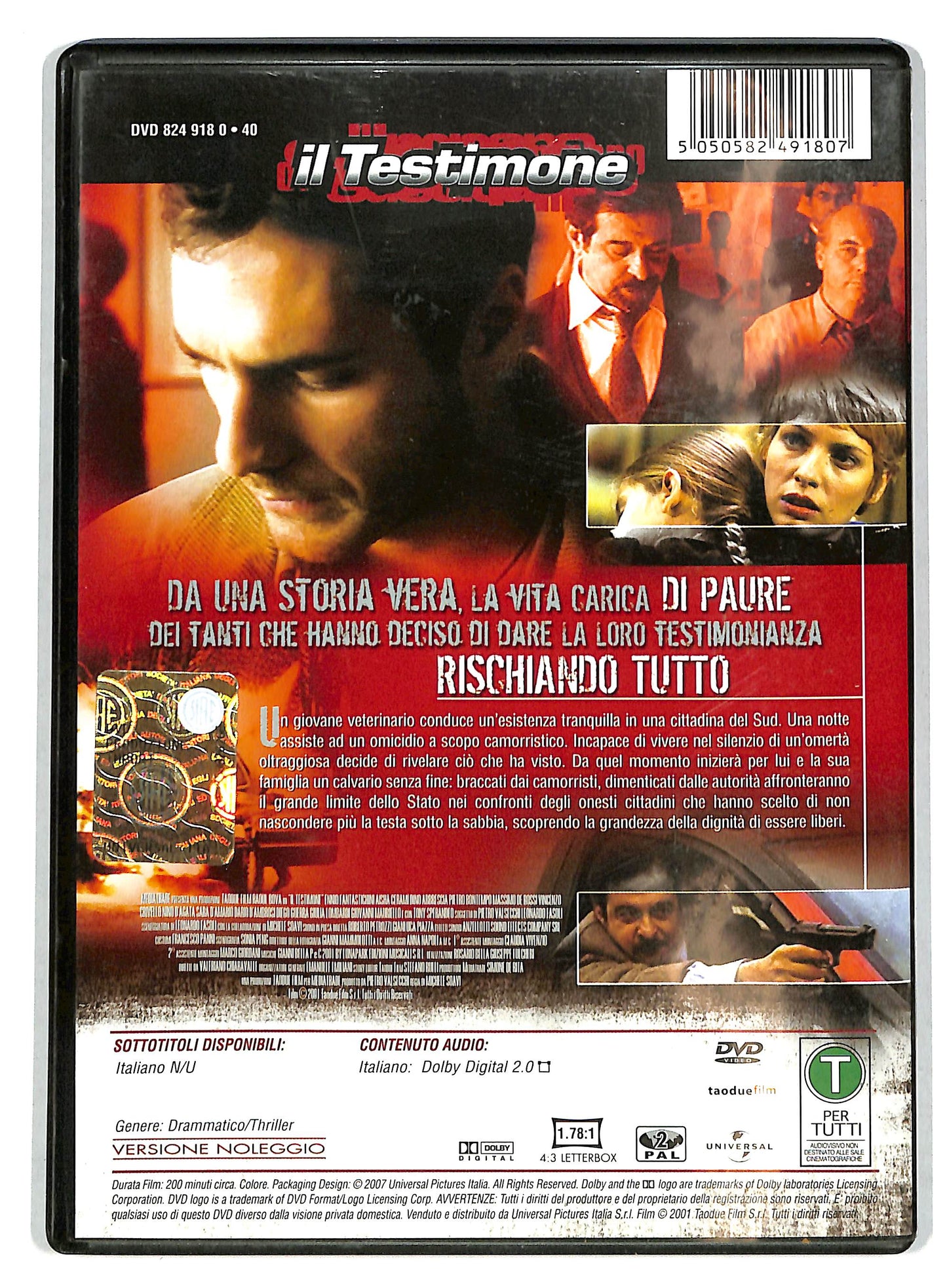 EBOND IL Testimone Ex Nonleggio DVD D725207