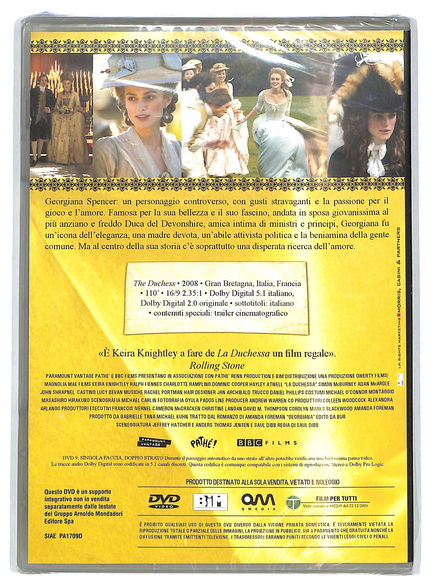 EBOND La Duchessa DVD  Editoriale EDITORIALE D725638