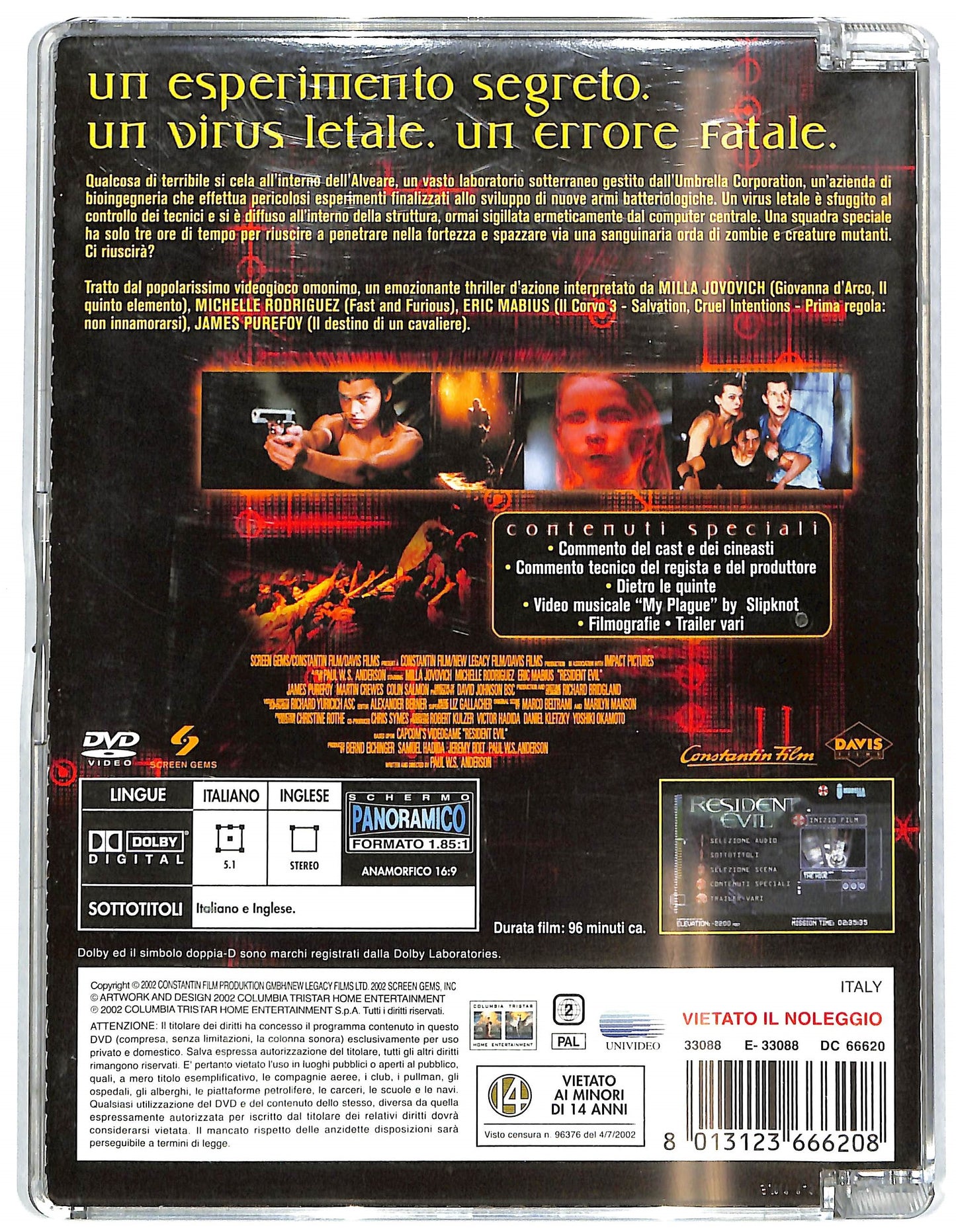 EBOND Resident Evil SJB DVD D725733