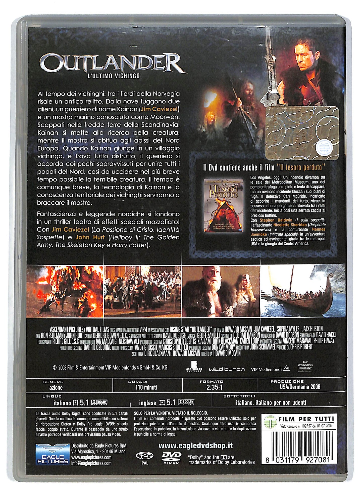 EBOND Outlander - L'ultimo vichingo + Il tesoro perduto DVD D725841
