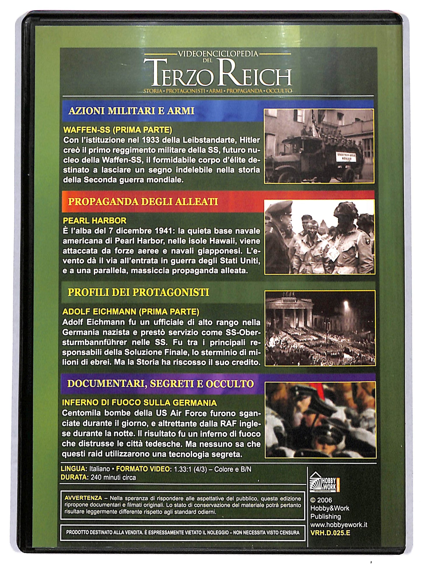 EBOND Videoenciclopedia del Terzo Reich 25 EDITORIALE DVD D726338