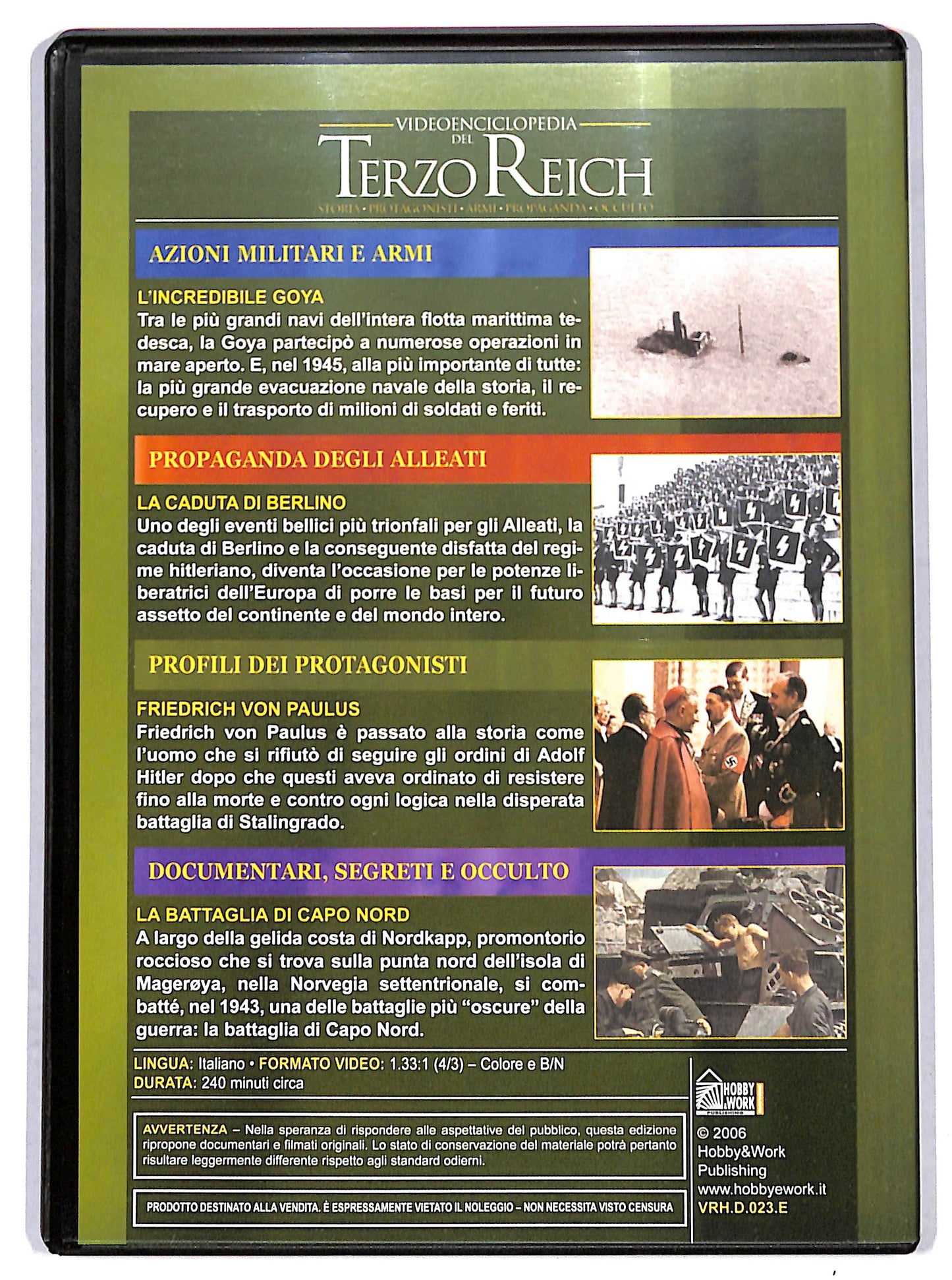 EBOND Videoenciclopedia del Terzo Reich Vol 23 EDITORIALE DVD D726341
