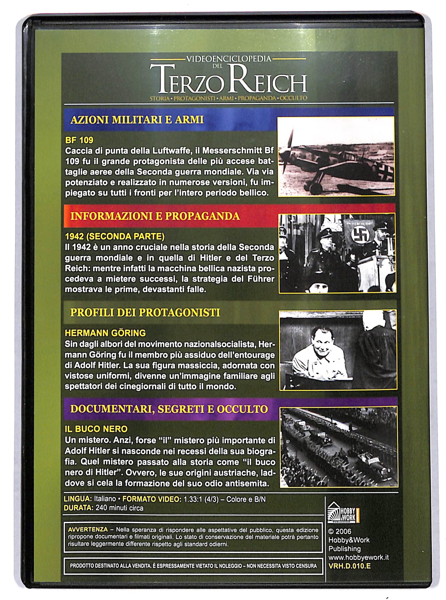 EBOND Videoenciclopedia del Terzo Reich Vol 10 EDITORIALE DVD D726355