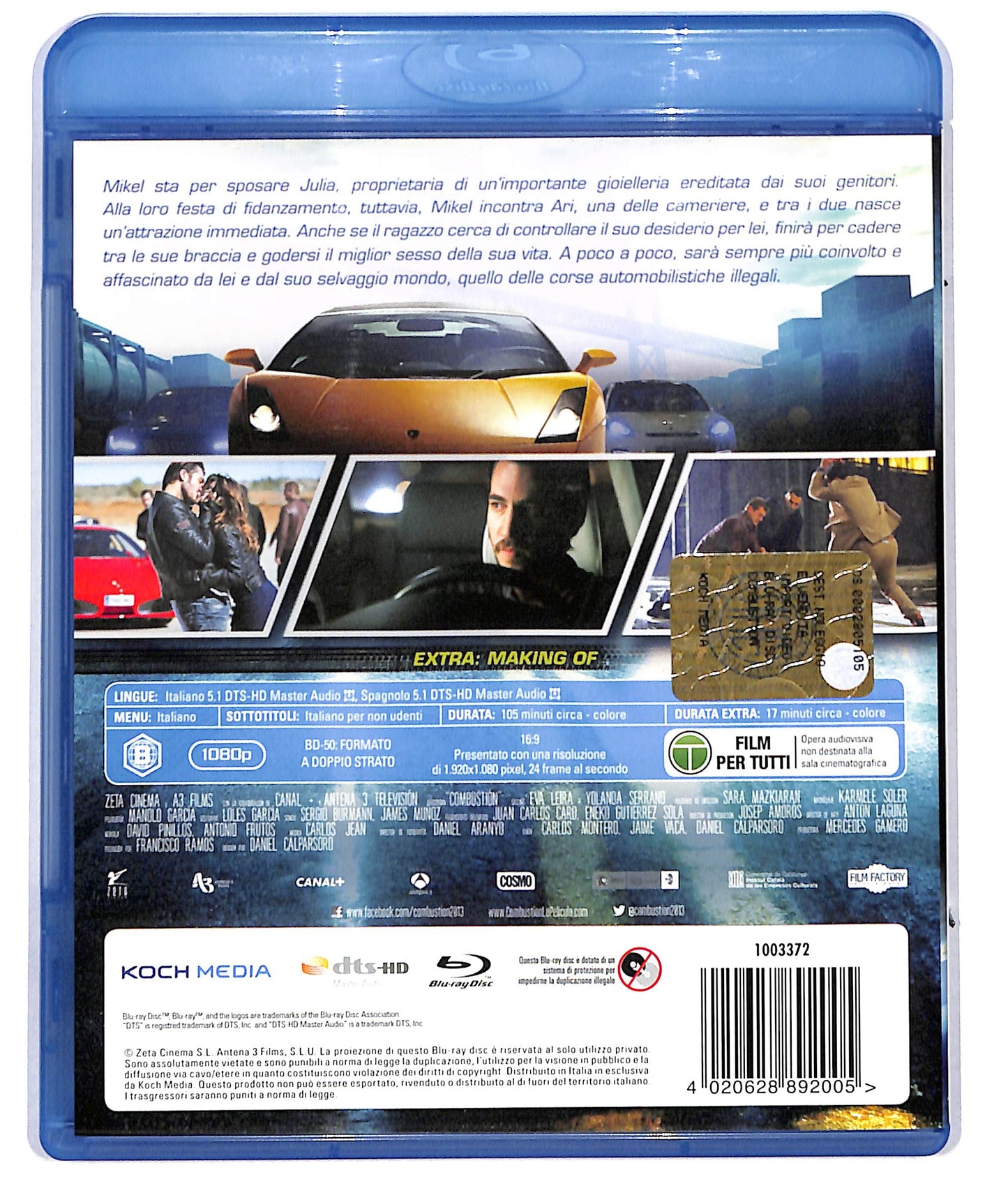 EBOND Combustion - Furious Speed - Curve pericolose BLURAY  BLURAY BLURAY D726406