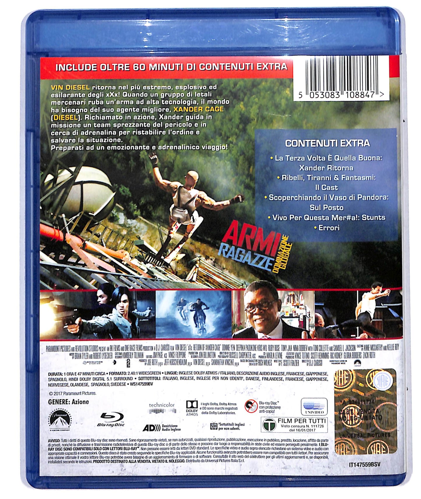 EBOND XXX -  Il Ritorno di X Ander Cage BLURAY D726439