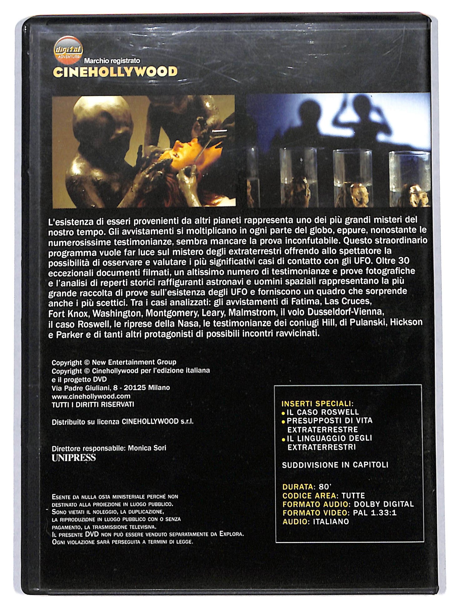 EBOND Ufo Vol.5 Esclusivo Dossier Collana Explora EDITORIALE DVD D726513