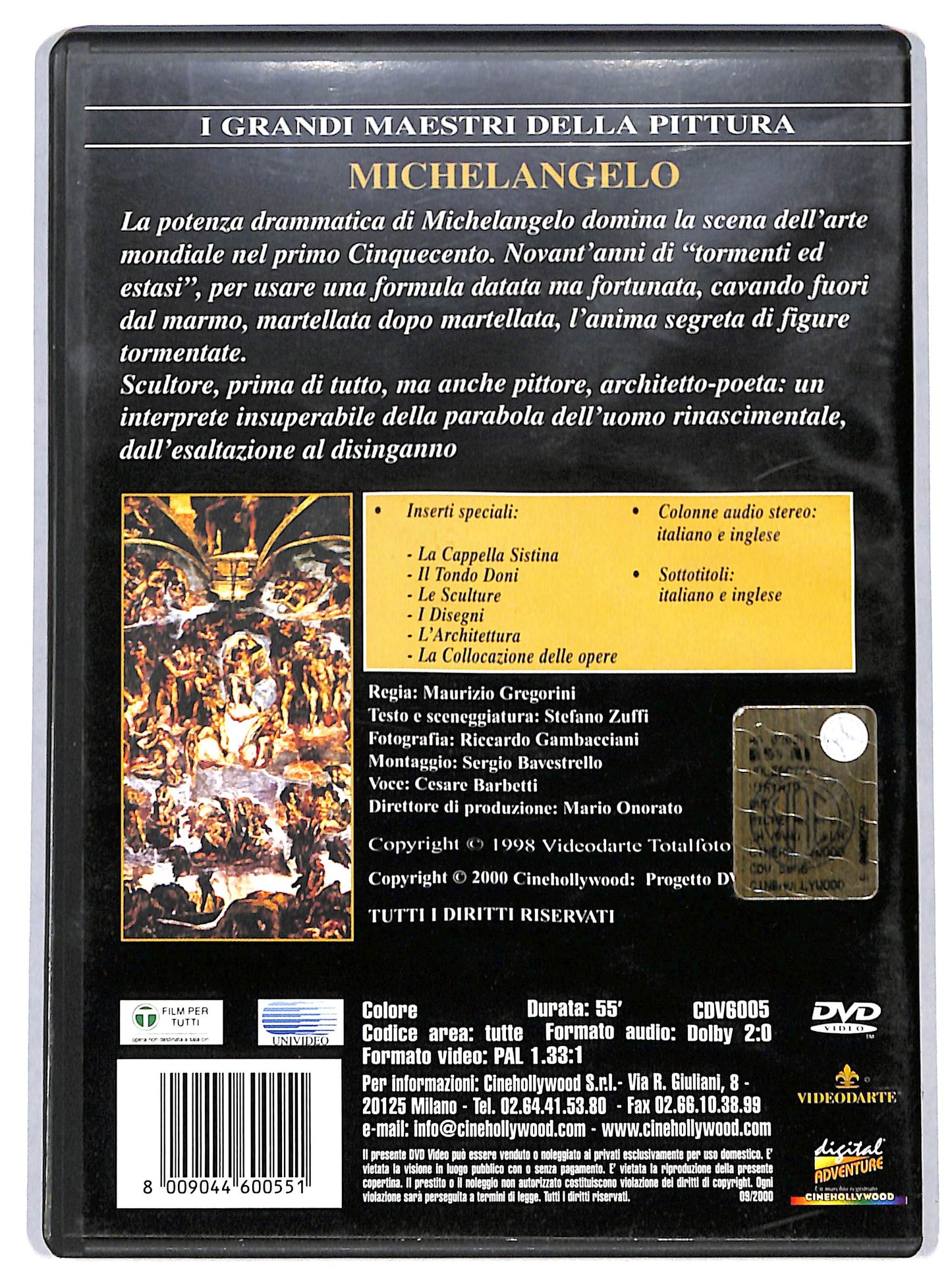 EBOND Michelangelo - I Grandi maestri della pittura DVD D726528