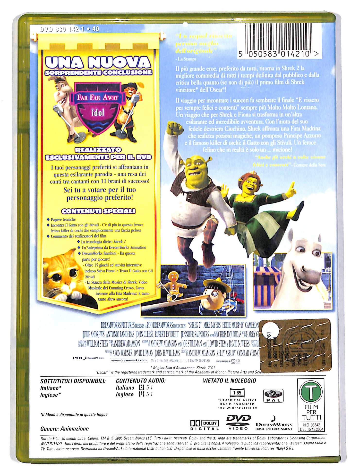 EBOND shrek 2 DVD D726544