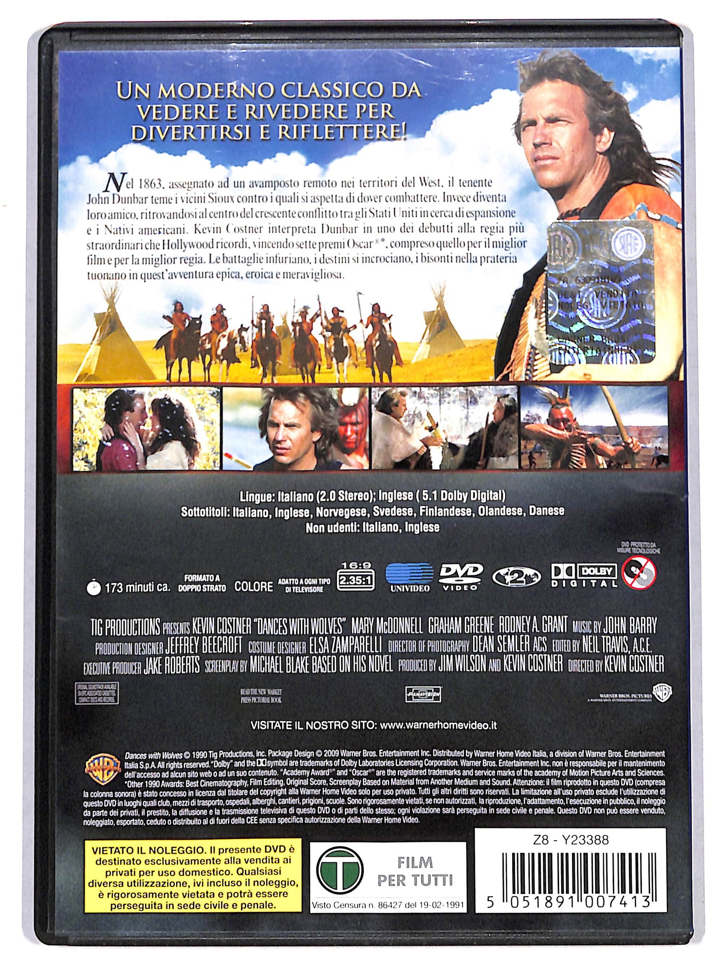 EBOND Balla coi lupi DVD D726546