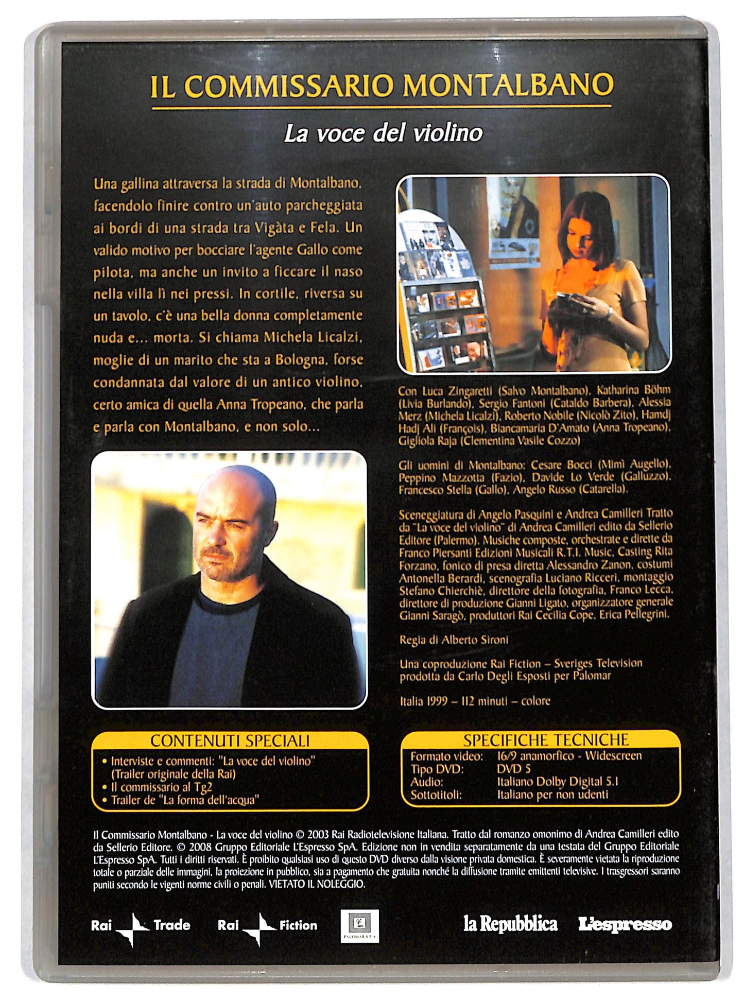 EBOND Il commissario Montalbano - La voce del violino EDITORIALE DVD D726618