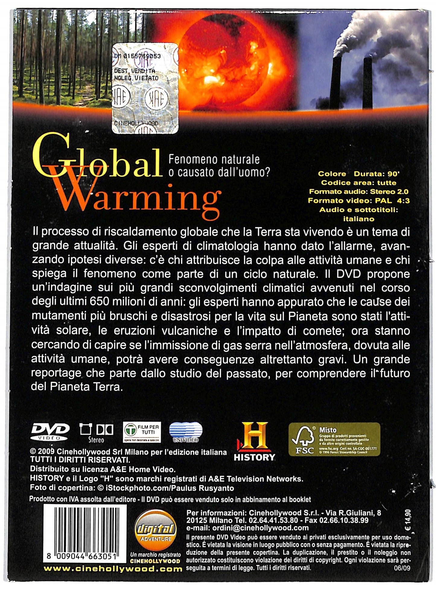 EBOND Global warming DVD D726633