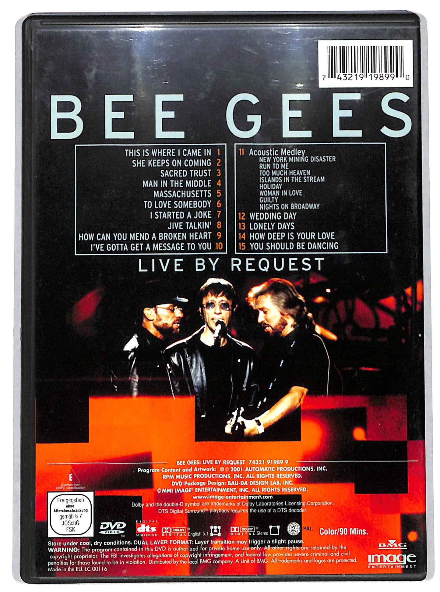 EBOND Bee gees - Live By Request DVD D726669