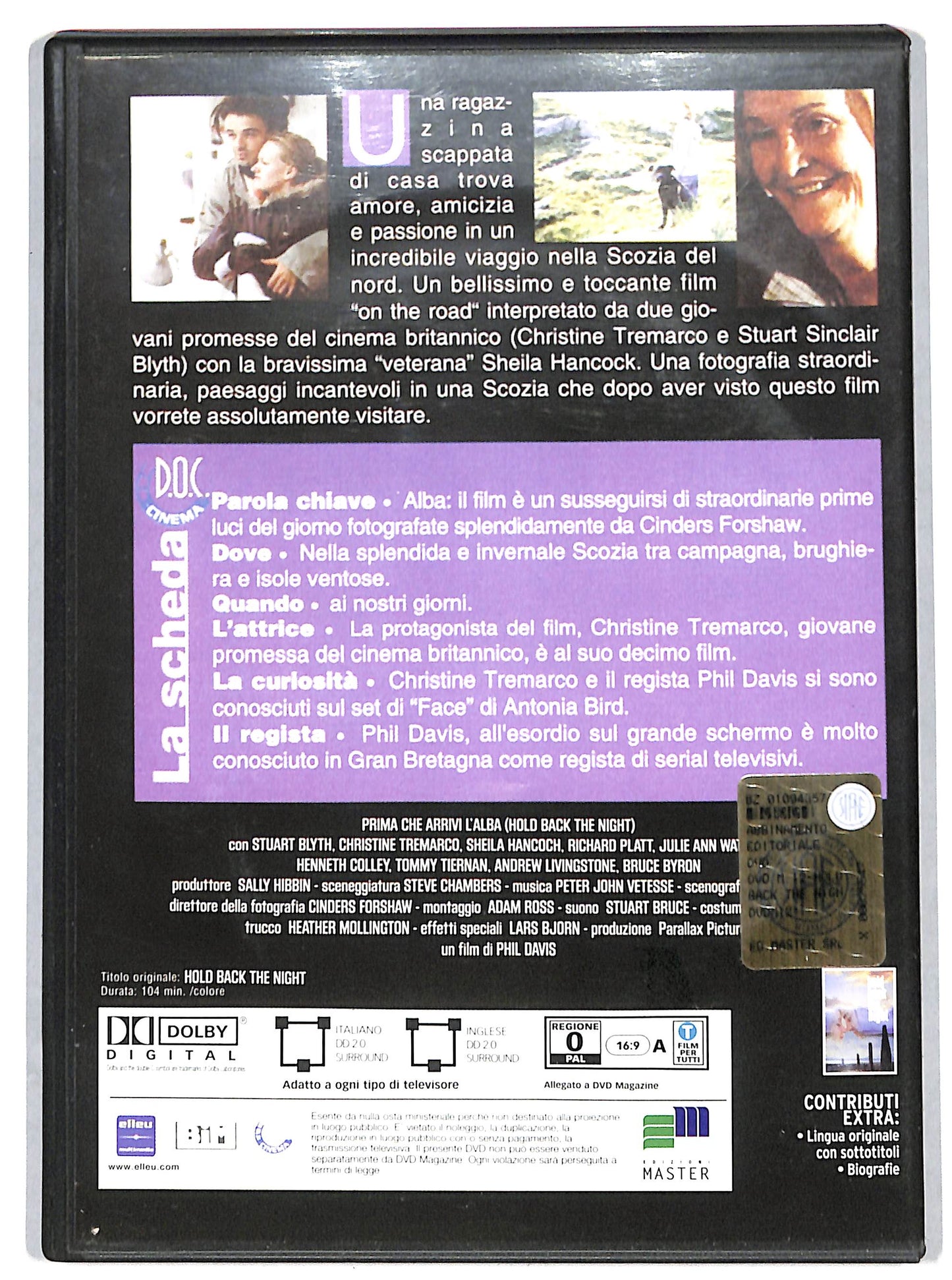 EBOND Hold back the night EDITORIALE  DVD D726727