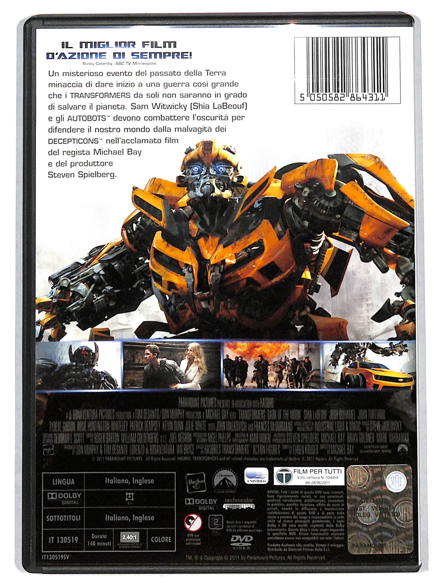 EBOND Transformers 3 DVD D726743
