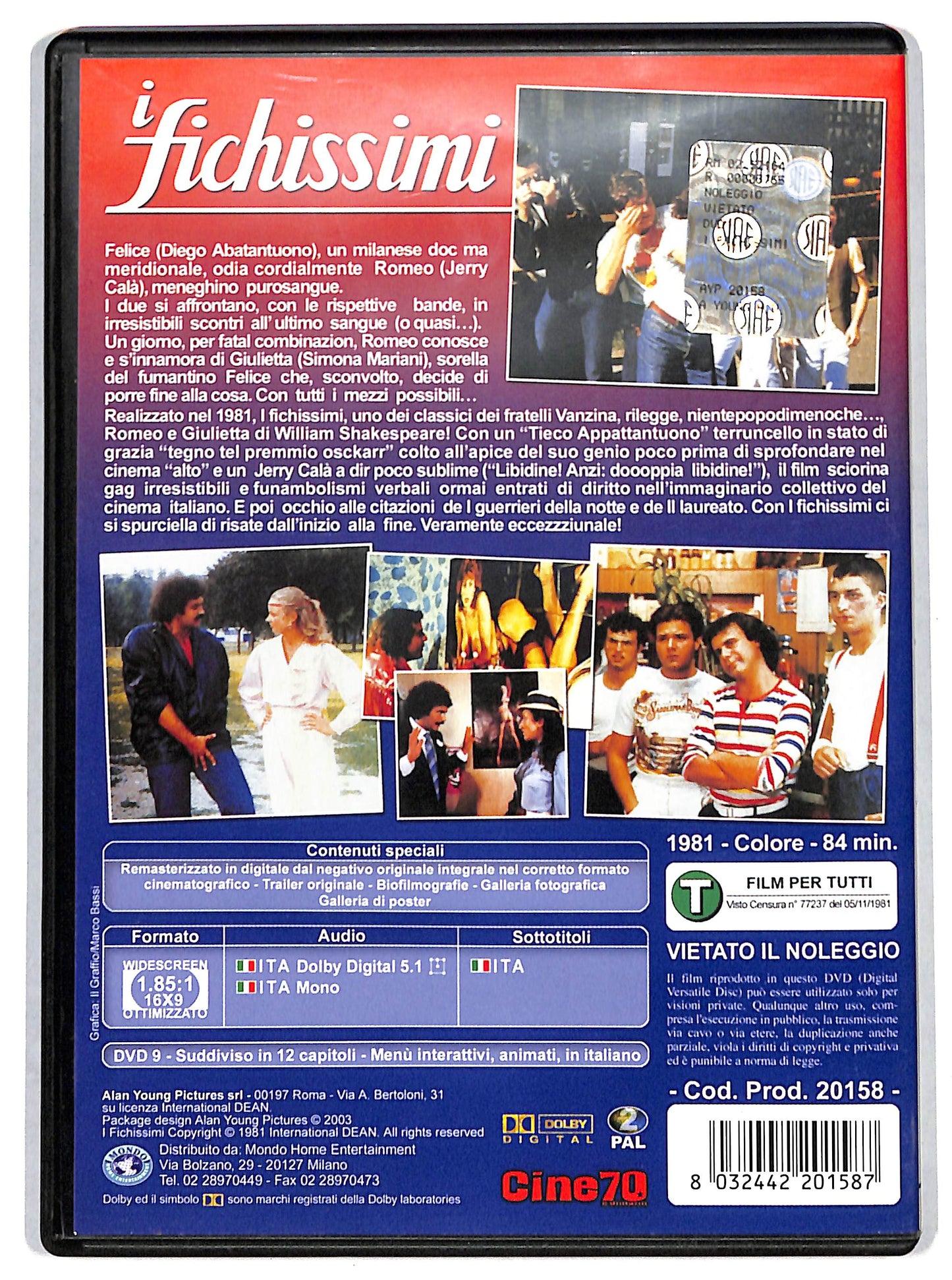 EBOND I fichissimi  DVD D726745