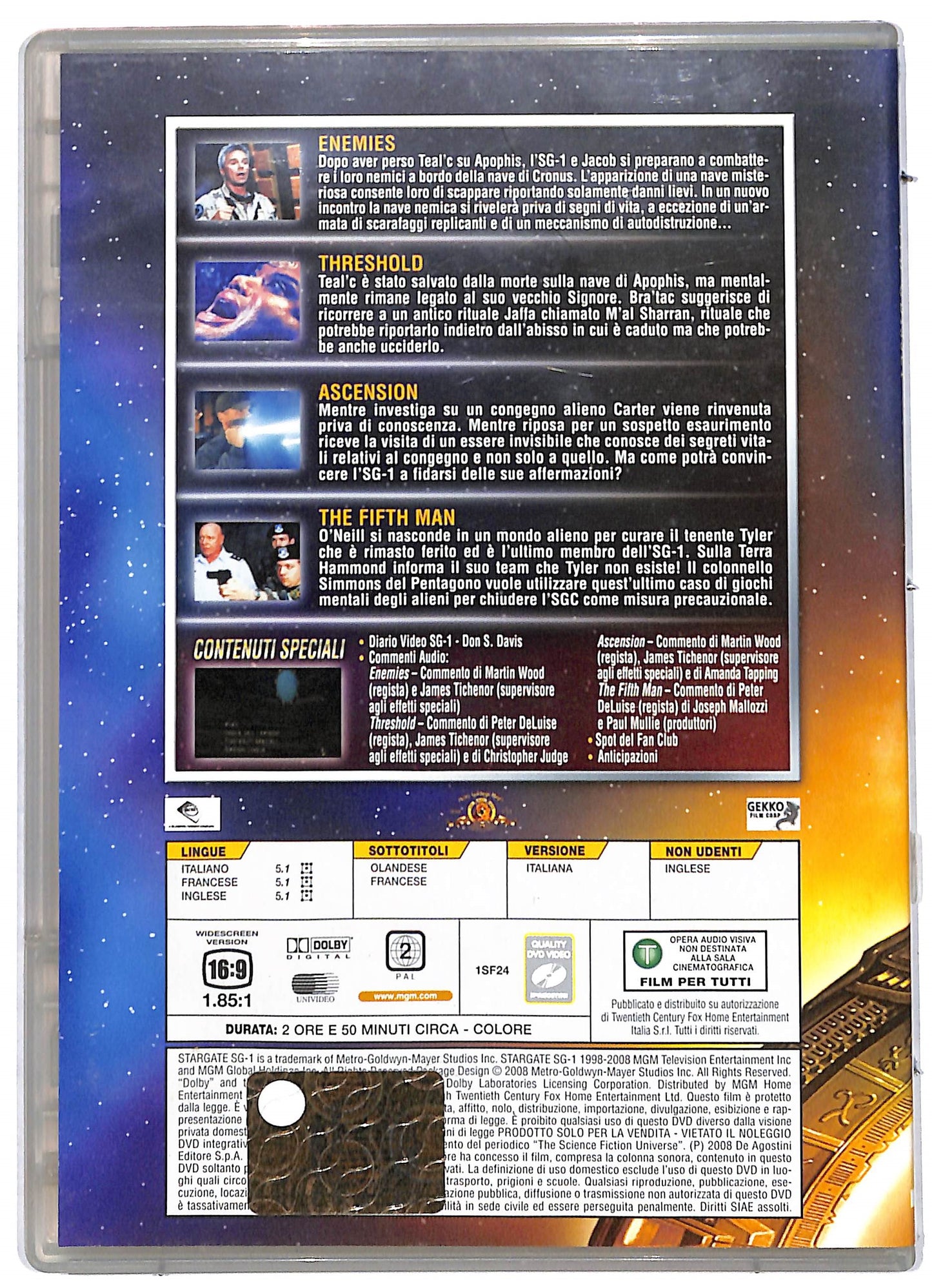 EBOND Stargate dvd odissey Atlantis file 90 - 93 EDITORIALE DVD D726762