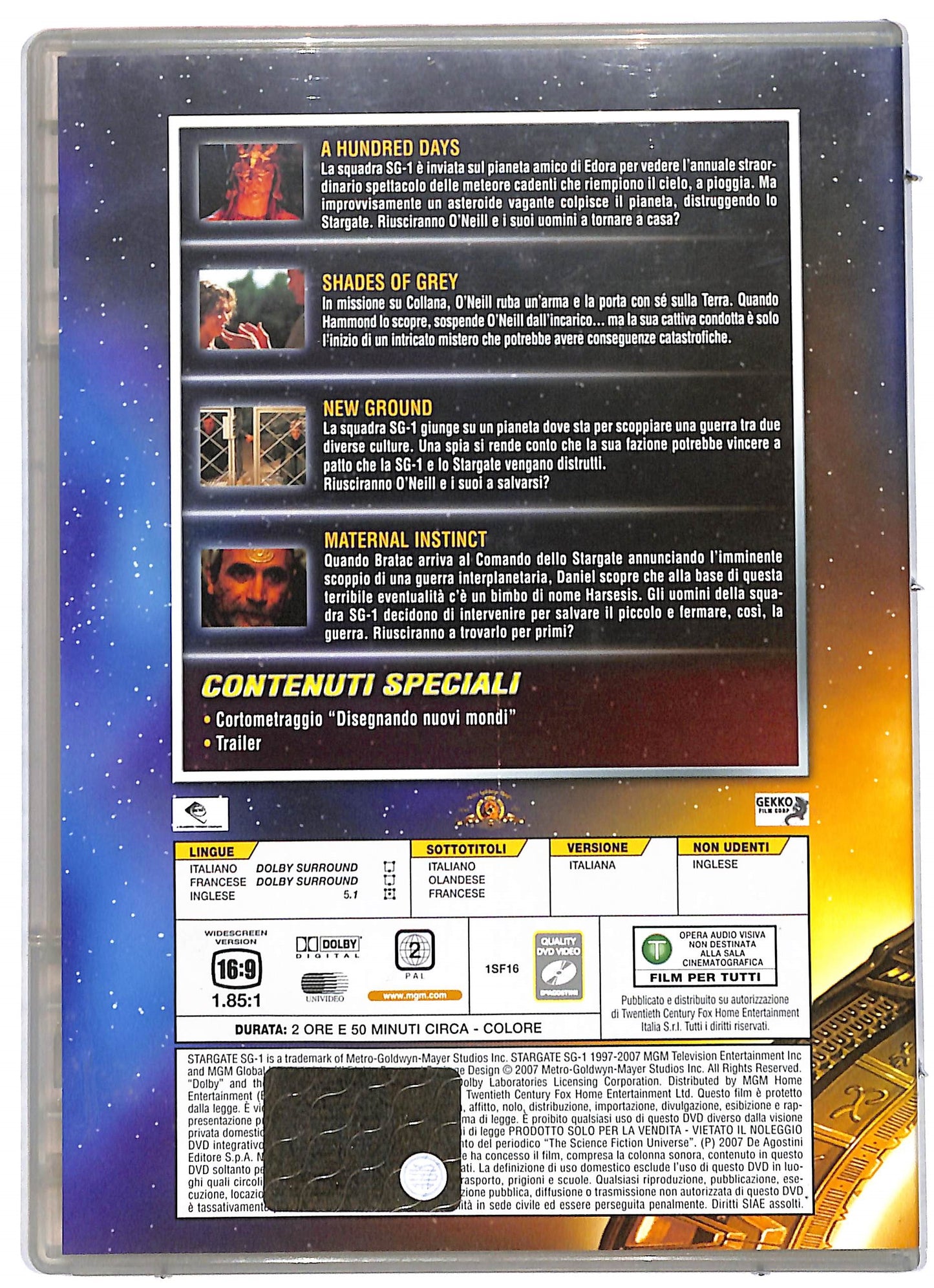 EBOND Stargate DVD Odissey Stagione 1 File 1-3 EDITORIALE DVD D726763
