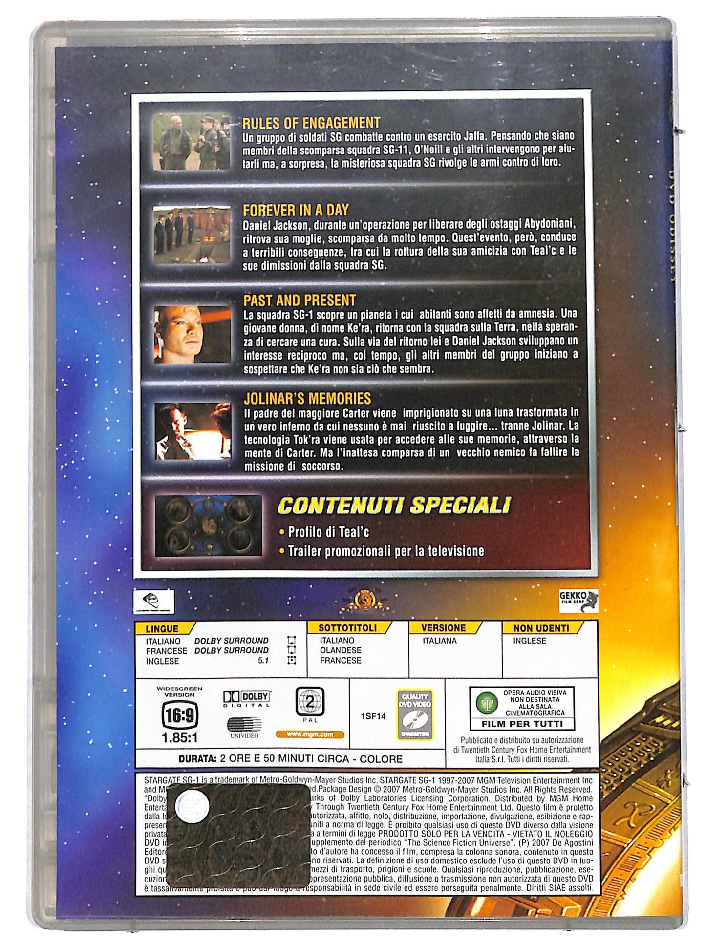 EBOND Stargate dvd odissey  - Stargate SG-1 file 54 - 57 EDITORIALE DVD D726765
