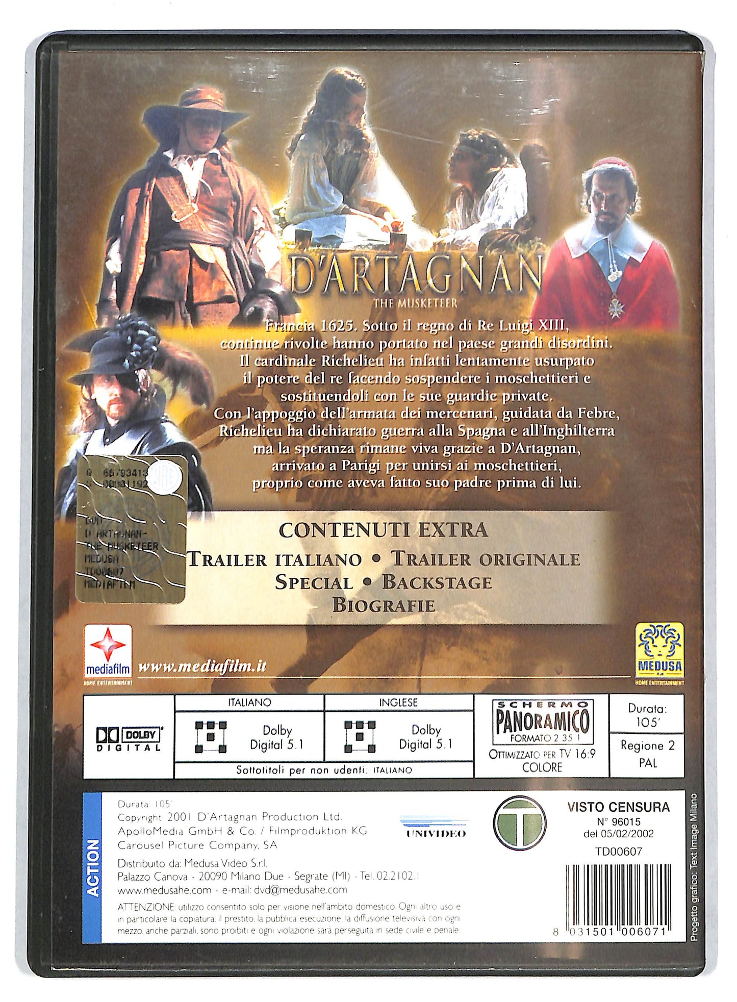 EBOND D'Artagnan - The Musketeer DVD D726911