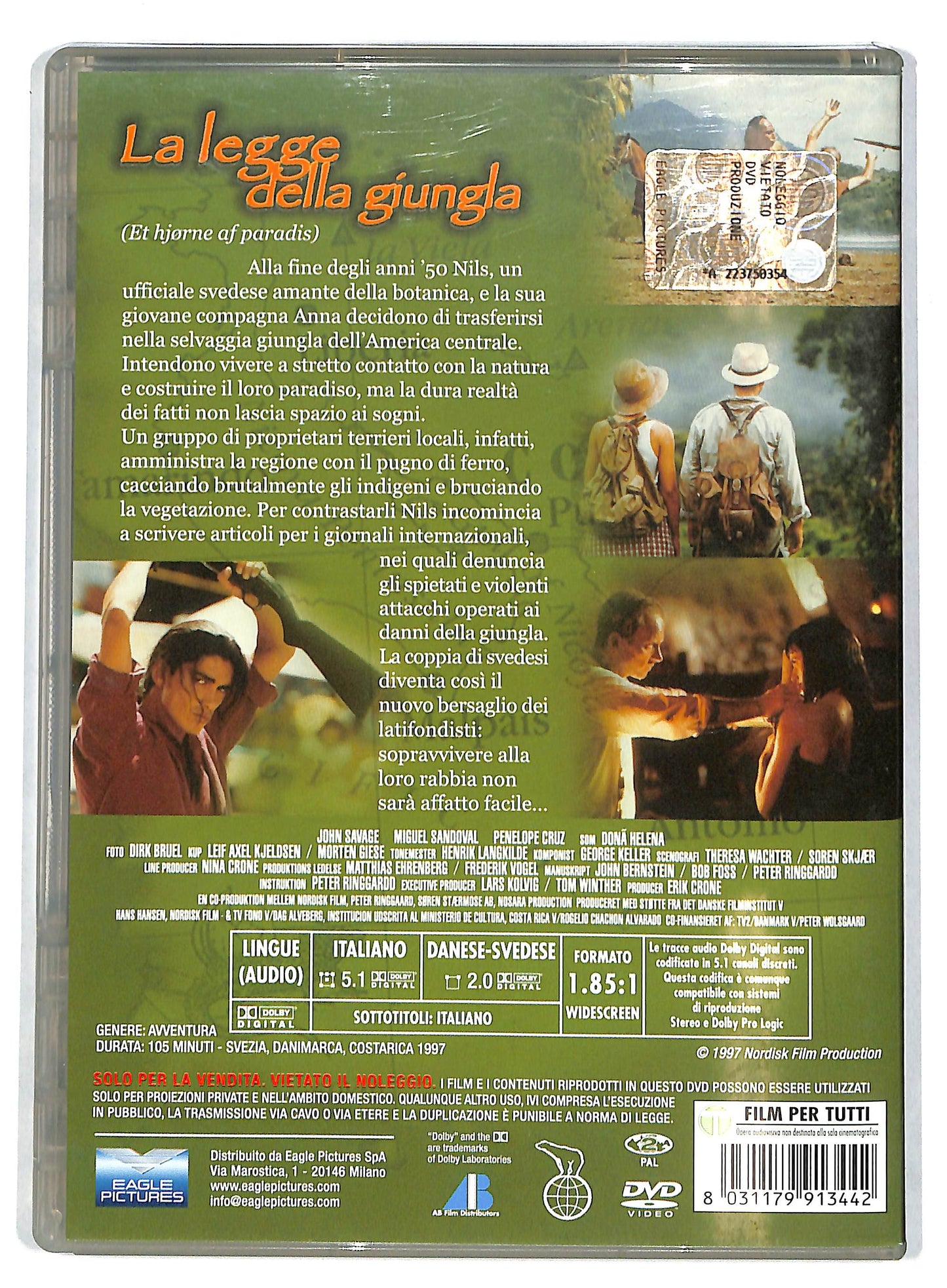 EBOND La legge della giungla DVD D726947
