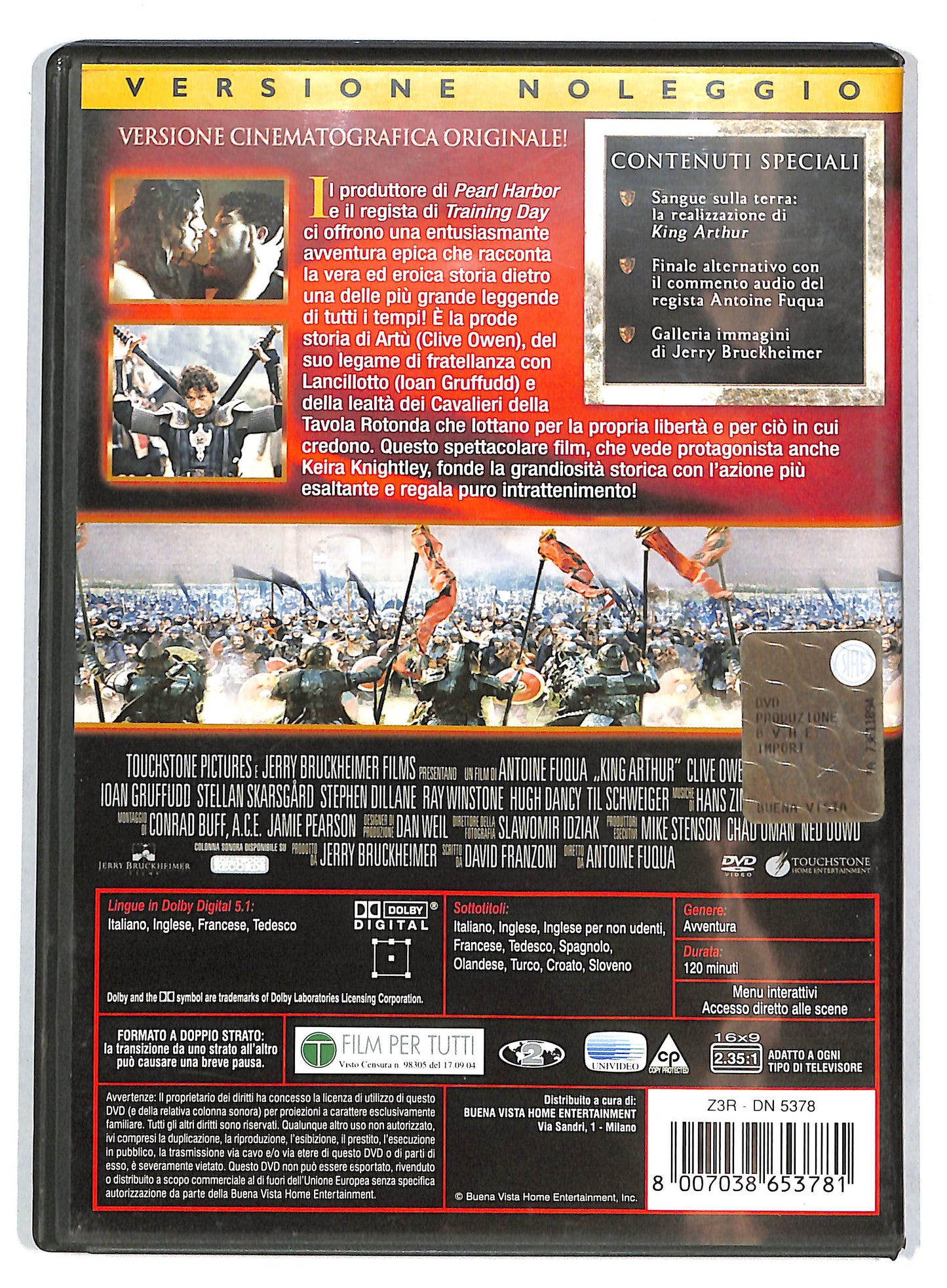 EBOND King Arthur NOLEGGIO DVD D727011