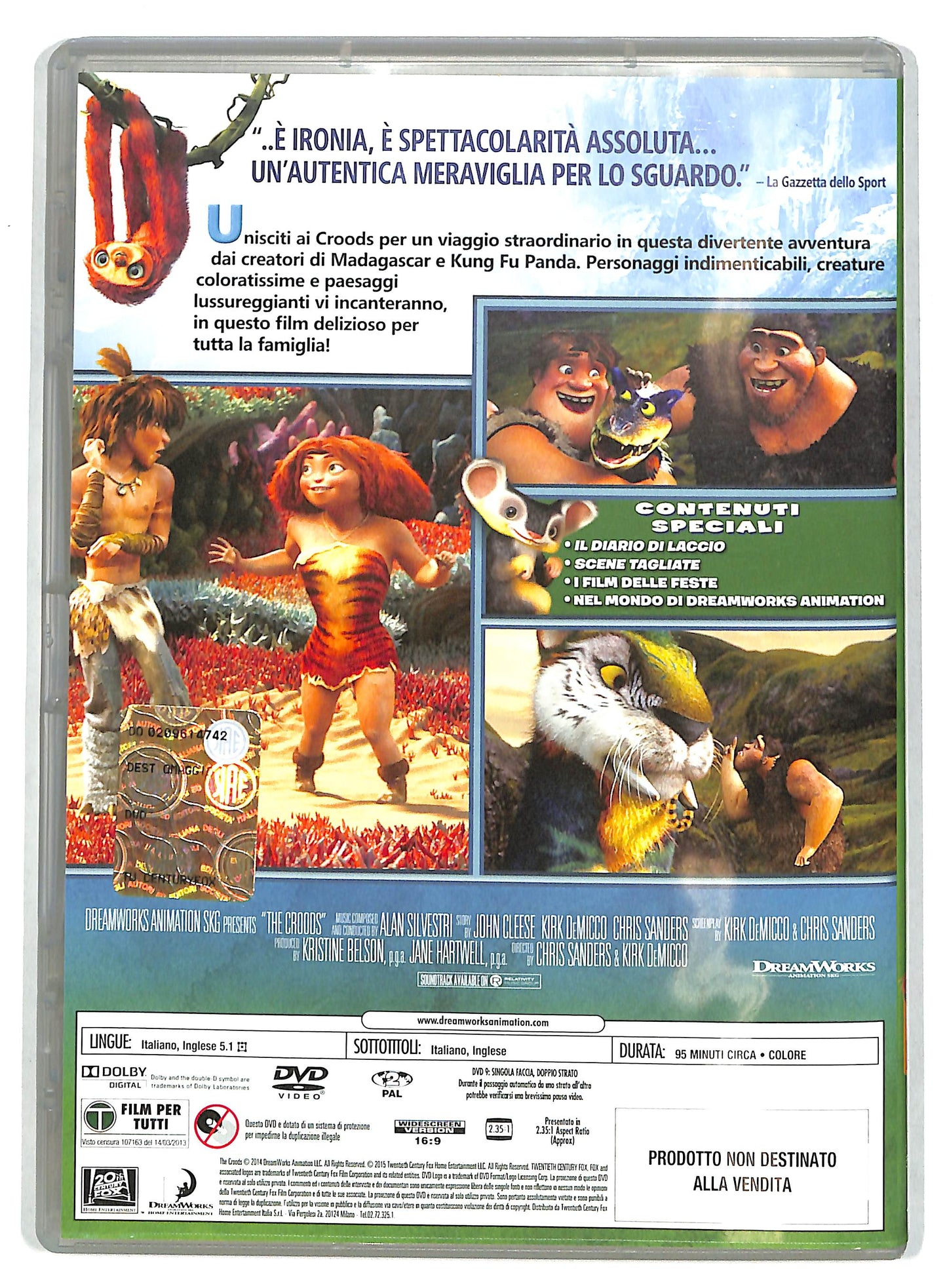 EBOND I Croods EDITORIALE DVD D727020