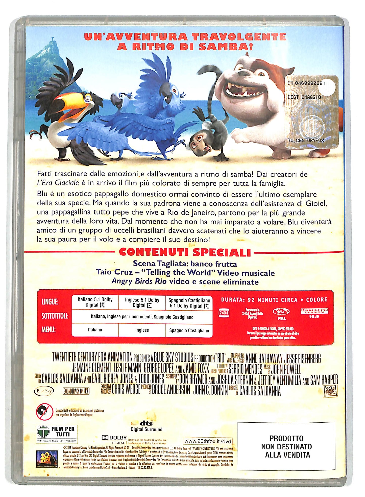 EBOND Rio EDITORIALE DVD D727021