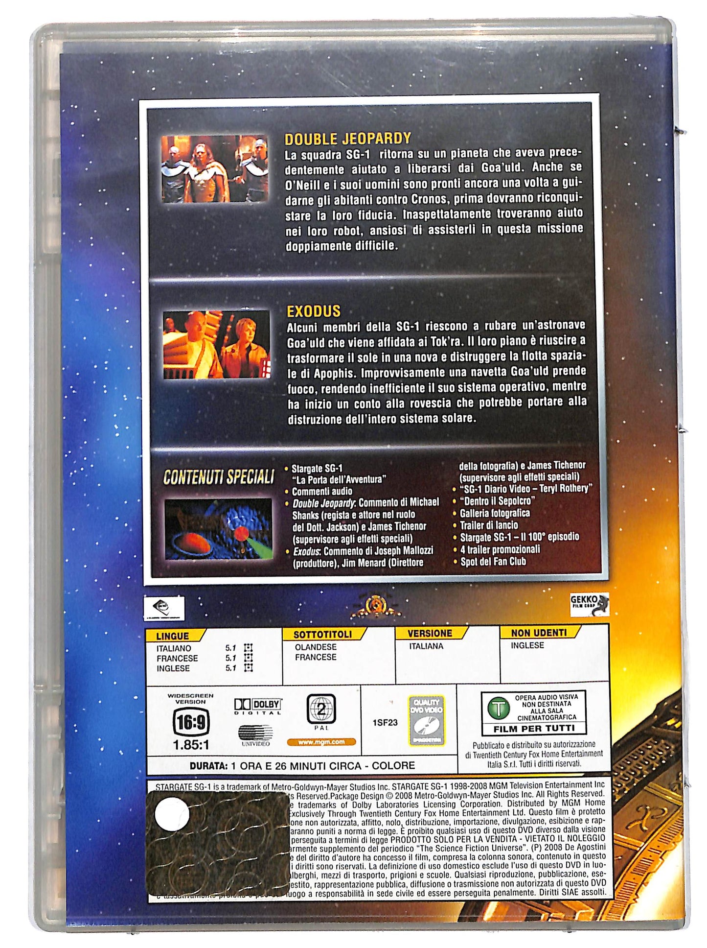EBOND Stargate sg-1 file 88 - 89 EDITORIALE DVD D727216