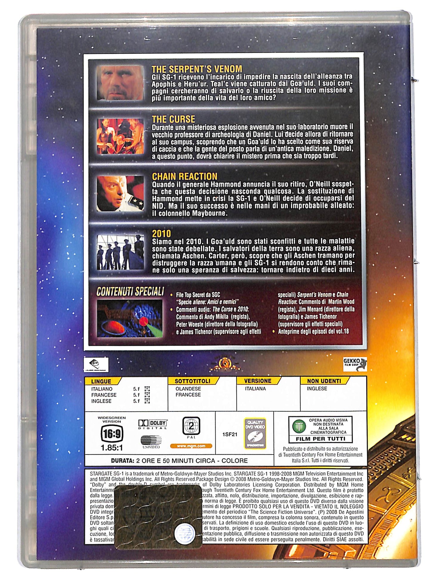 EBOND Stargate sg-1 file 80 - 83 EDITORIALE DVD D727218