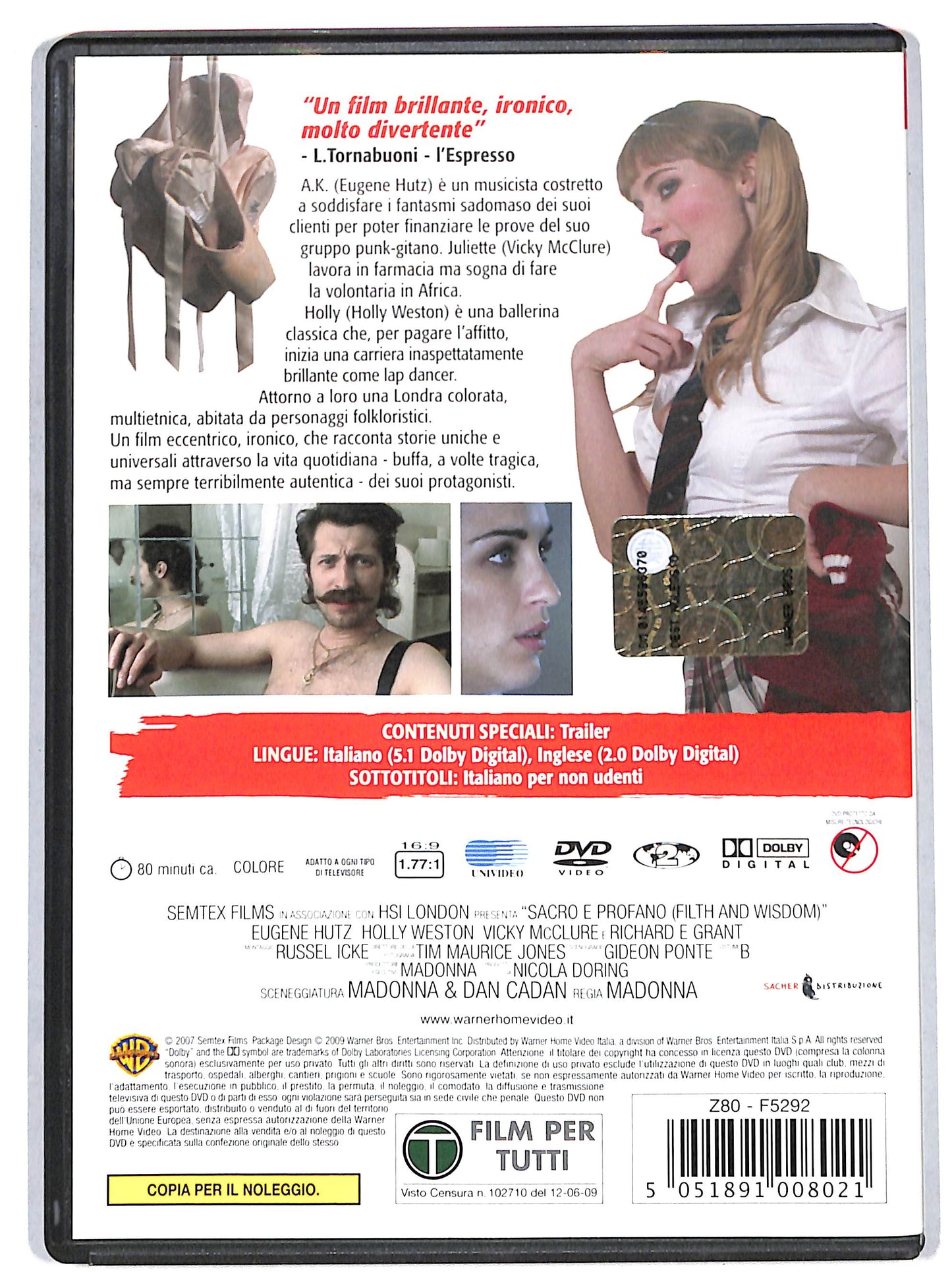 EBOND Sacro e profano NOLEGGIO DVD D728002