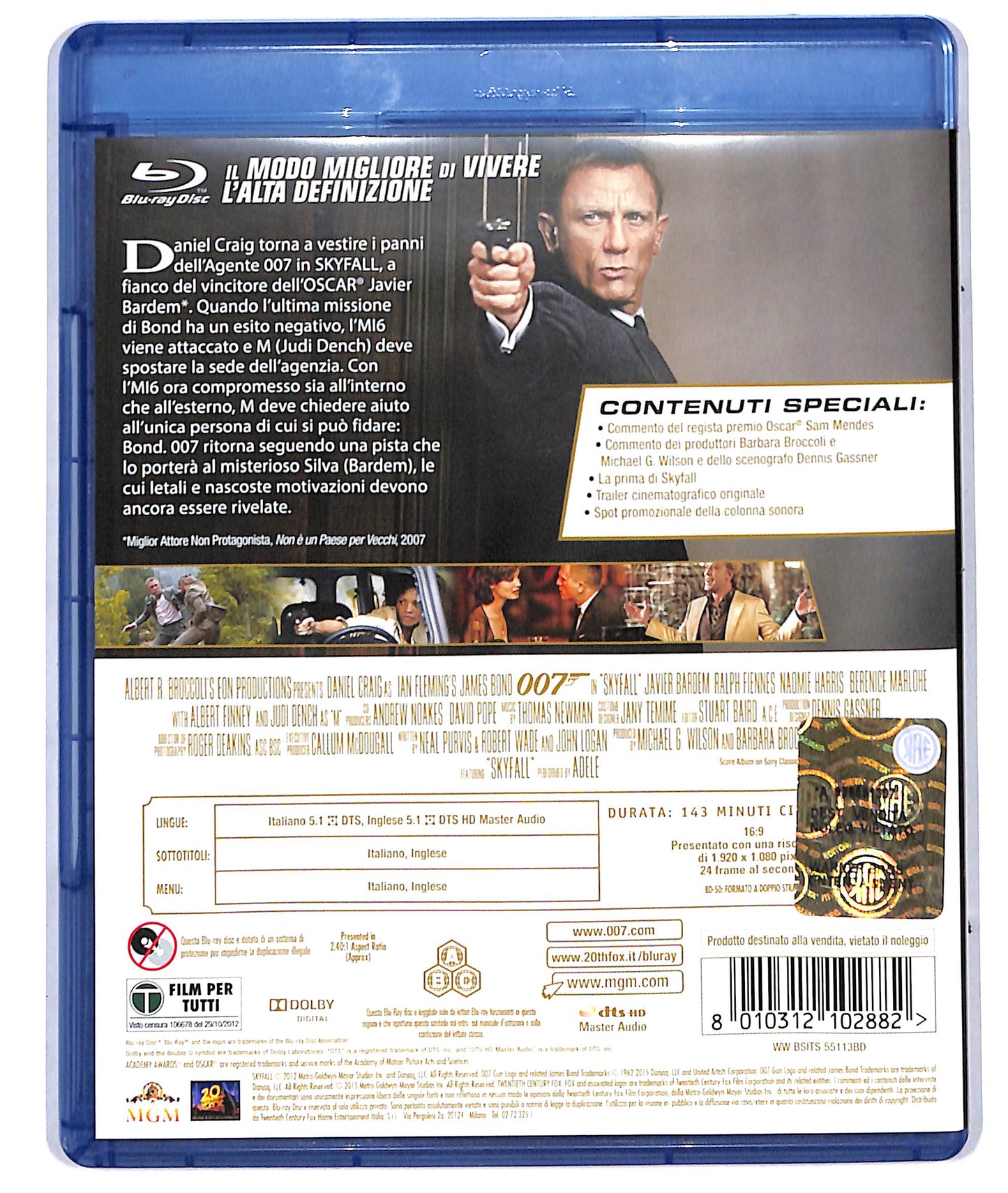 EBOND 007 – Skyfall BLURAY D728260