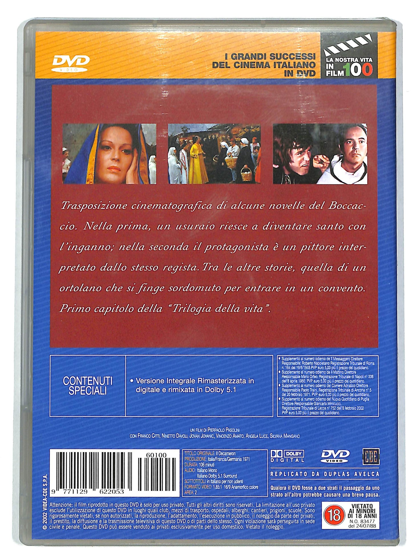 EBOND Il Decameron DVD  Editoriale EDITORIALE D728407