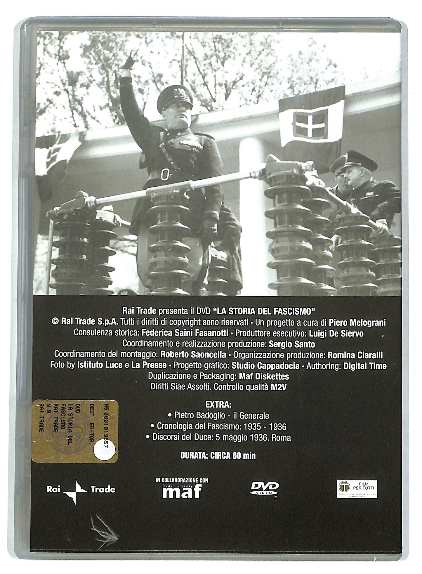 EBOND La storia del fascismo  DVD 9: L'impero DVD D728461
