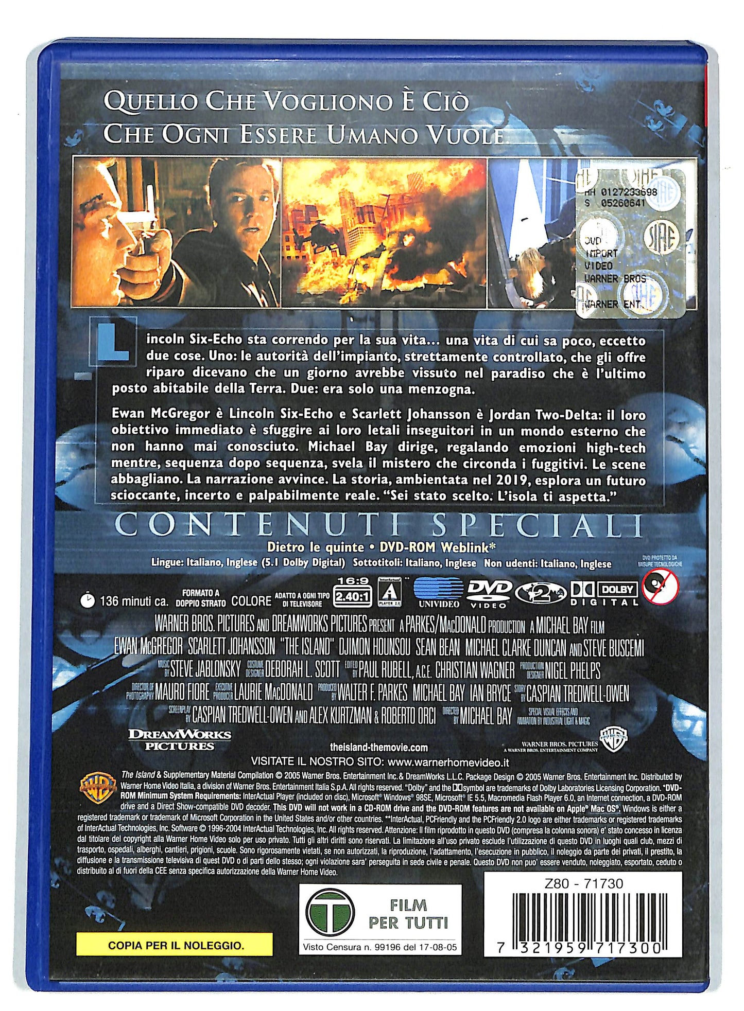 EBOND The Island NOLEGGIO DVD D728636