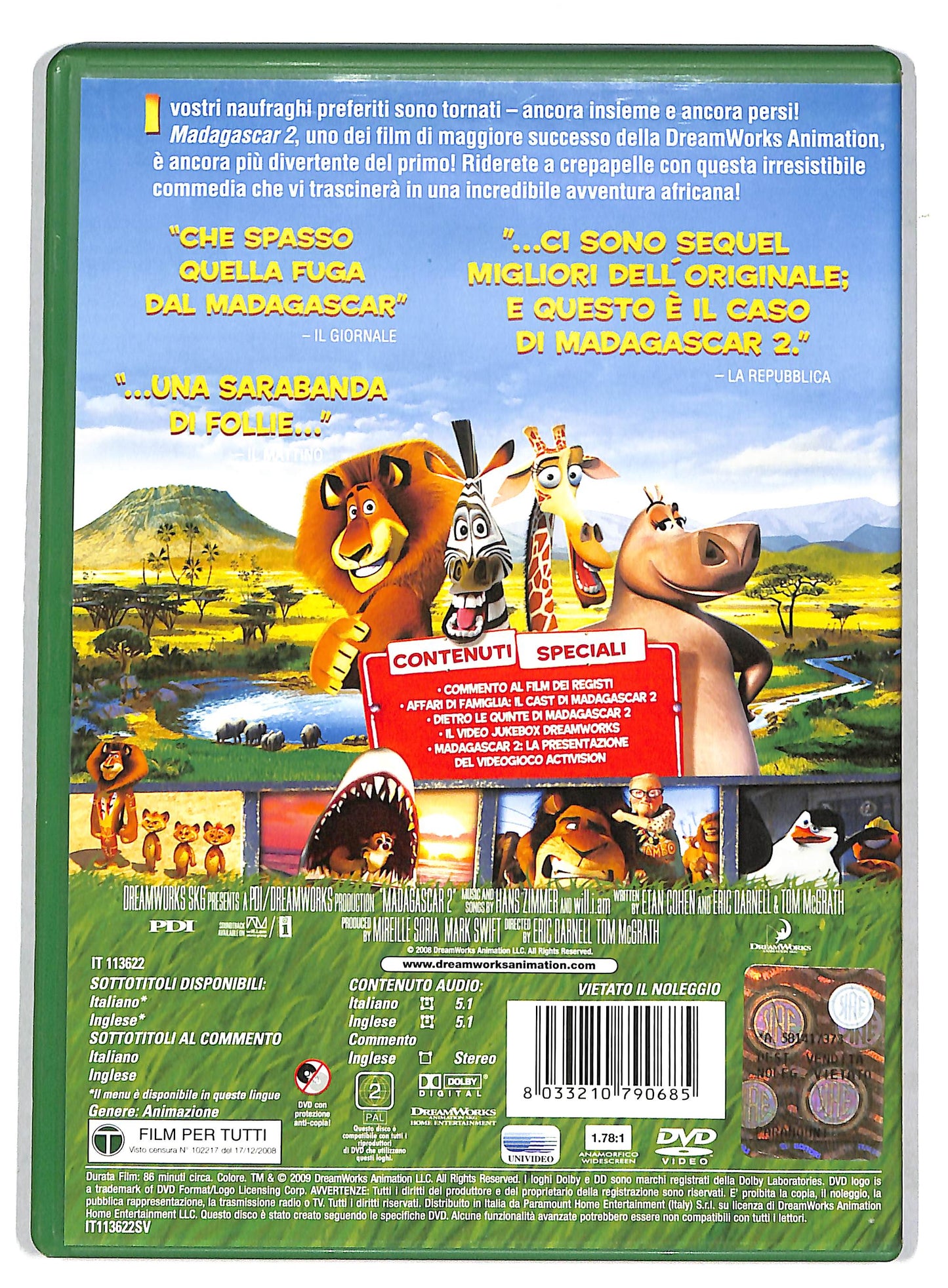 EBOND Madagascar 2  DVD D728715