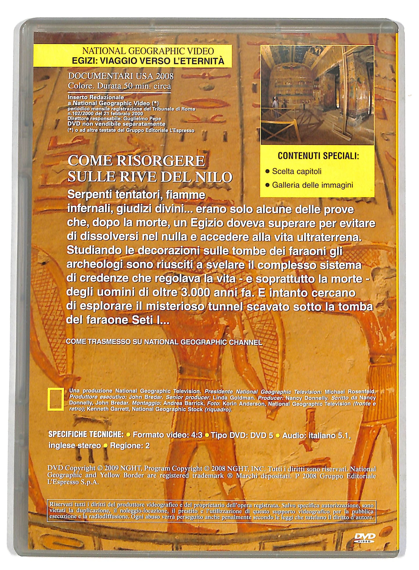 EBOND Egizi Viaggio Verso L'eternita - National Geographic Vol.80 DVD D728846
