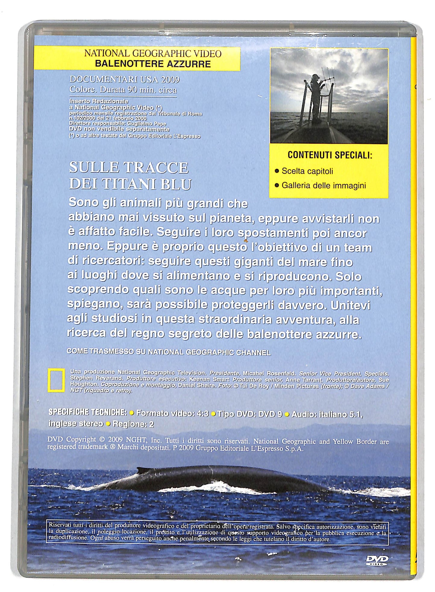 EBOND Balenottere Azzurre Giganti Del Mare National Geographic N.79 DVD D728847