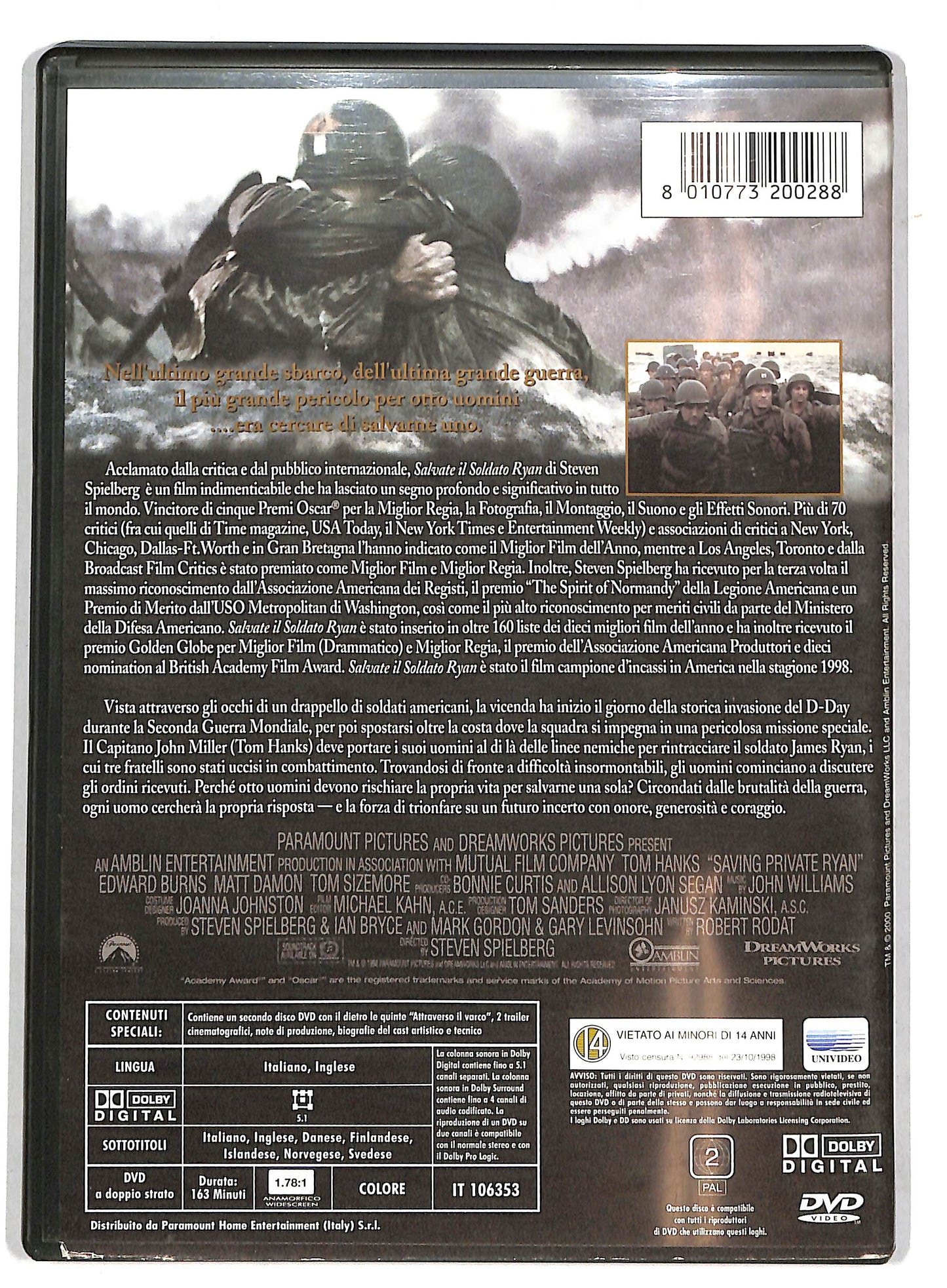 EBOND Salvate il soldato Rayn - 2 dvd DVD D728932