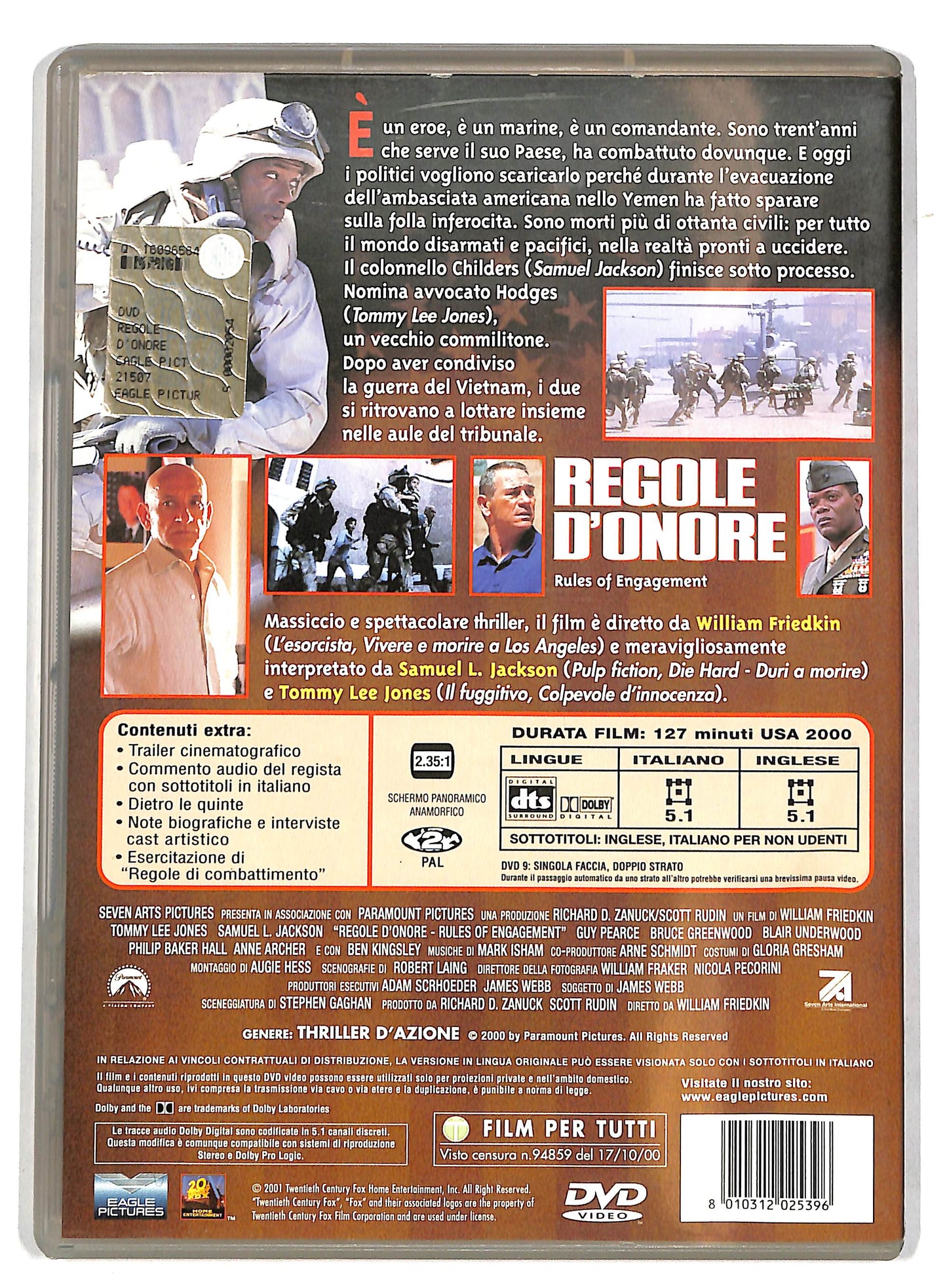 EBOND Regole d'onore DVD D728945